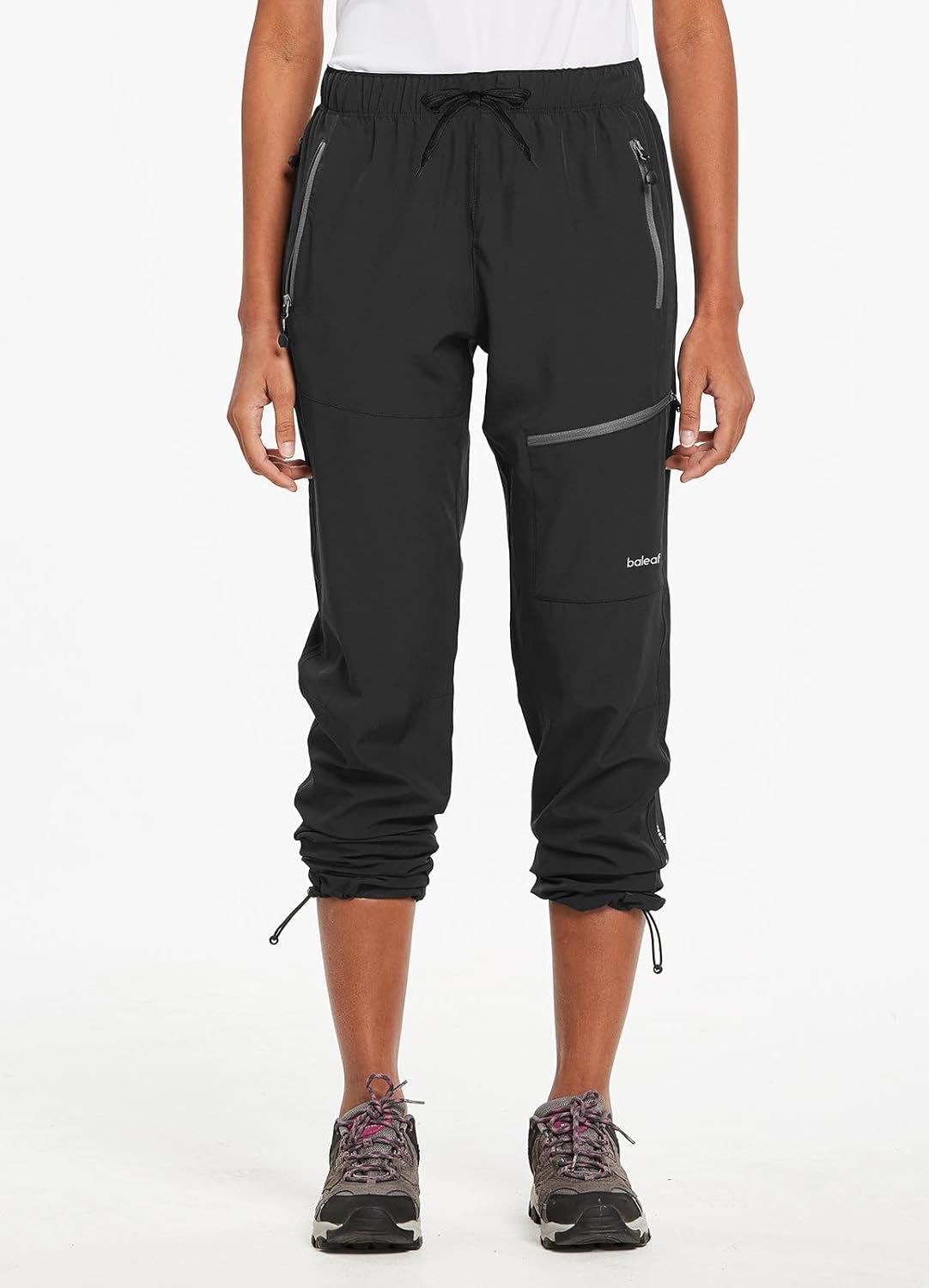Thumbnail 1 de baleaf Damen Outdoorhose Wanderhose wasserdicht, schnelltrocknend & UV-Schutz (UPF 50+) – Capri mit Reißverschlusstasche