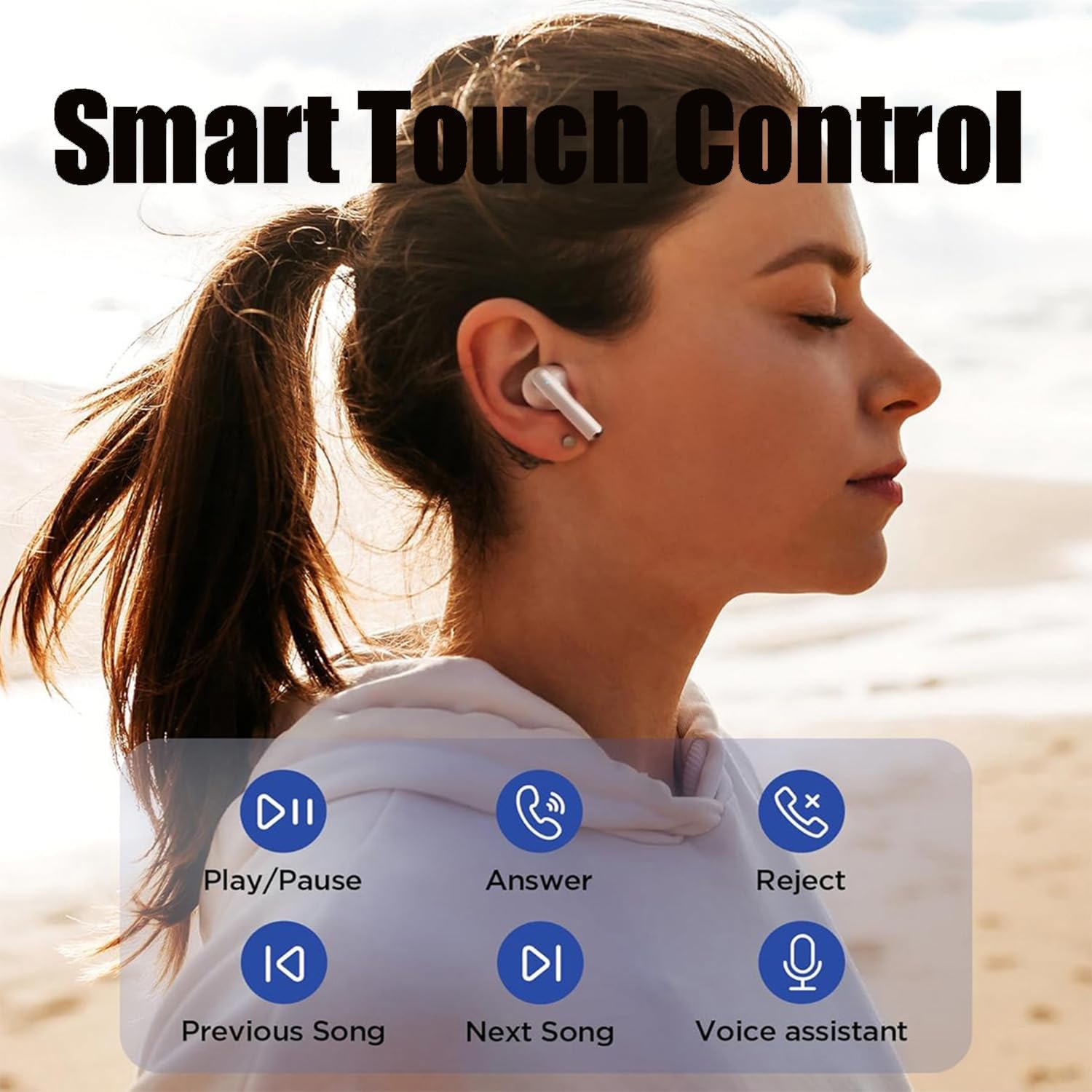 Detalle de iLove Wireless Earbuds review: Bluetooth 5.4, IP68 (IP8) and 48h playtime