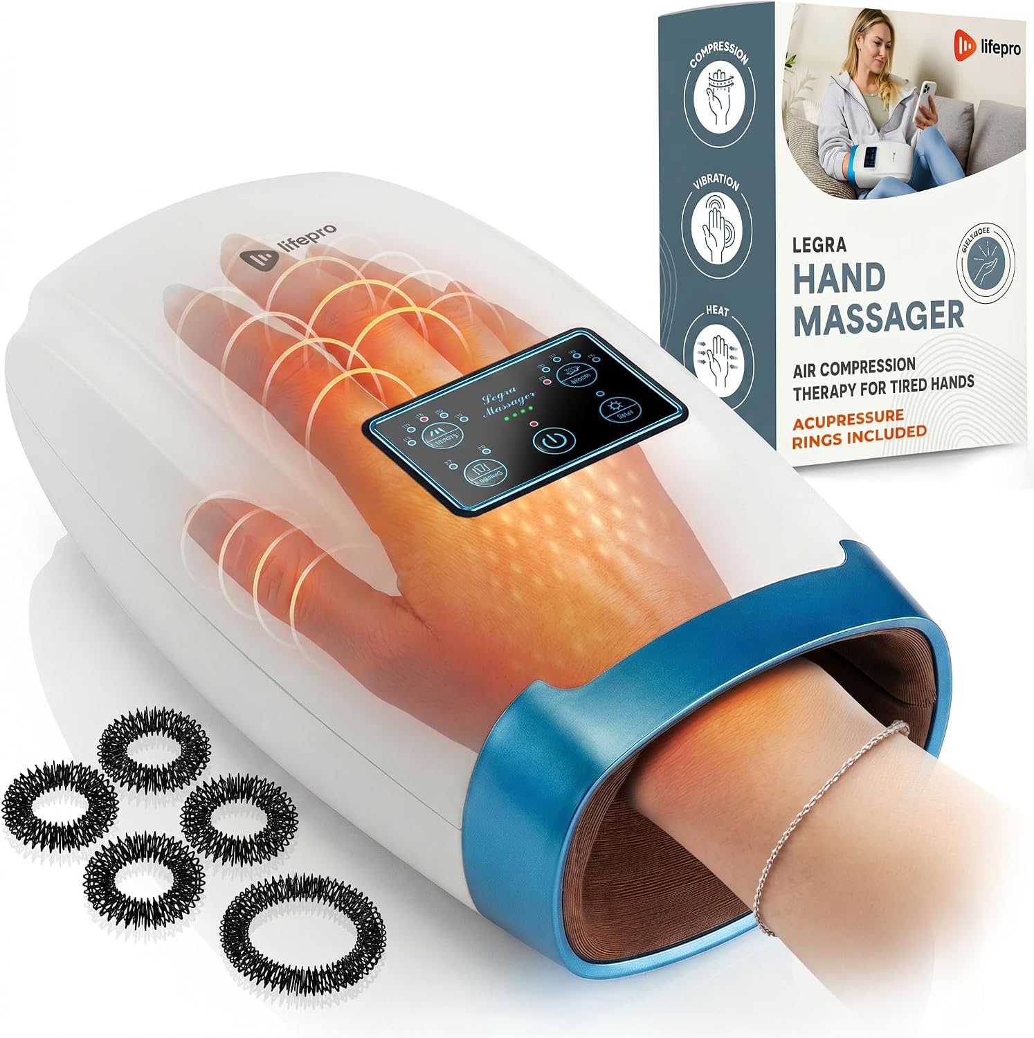 Detalle de Lifepro Hand Massager