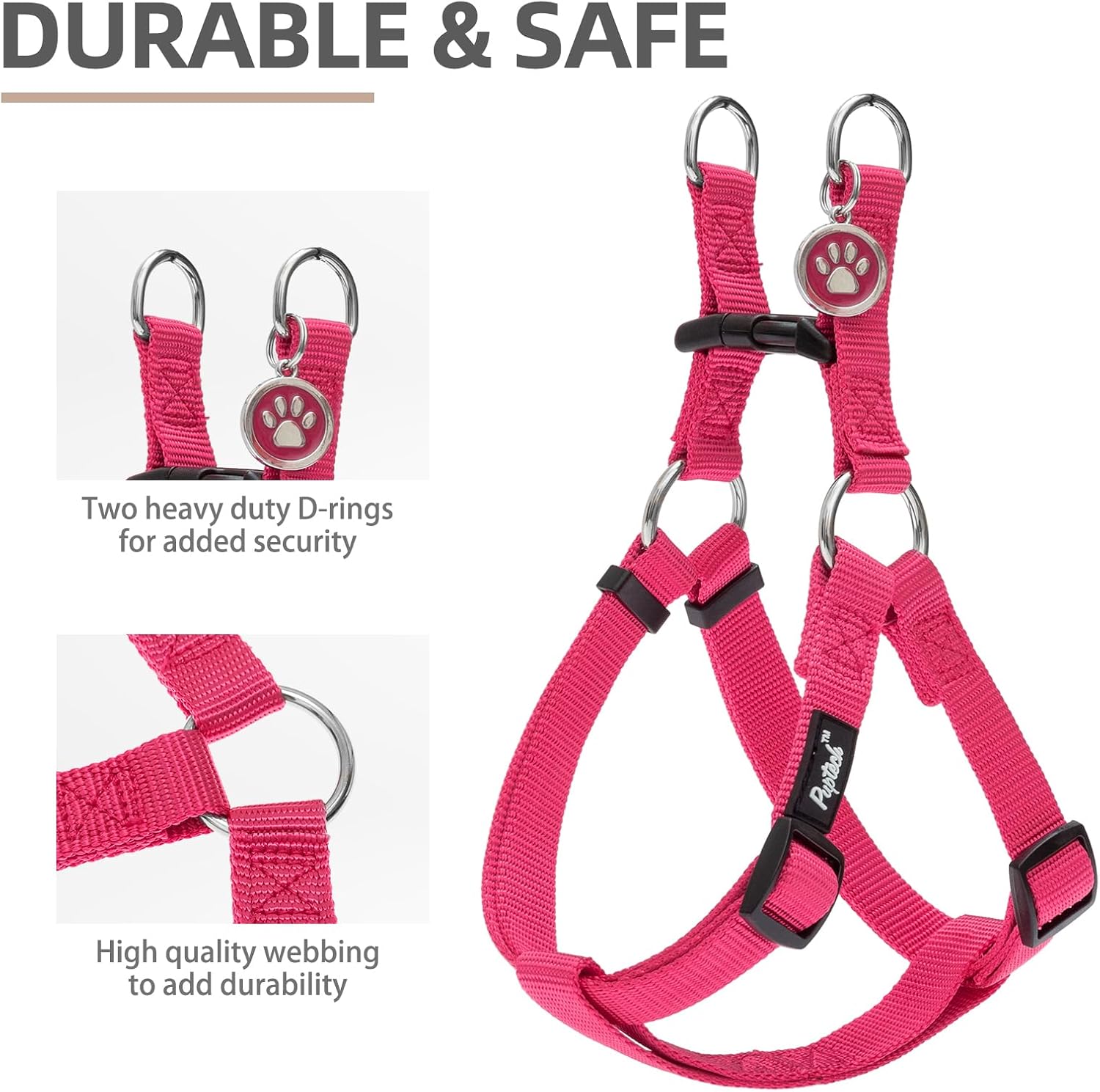 Thumbnail 1 de PUPTECK Dog Harness Large