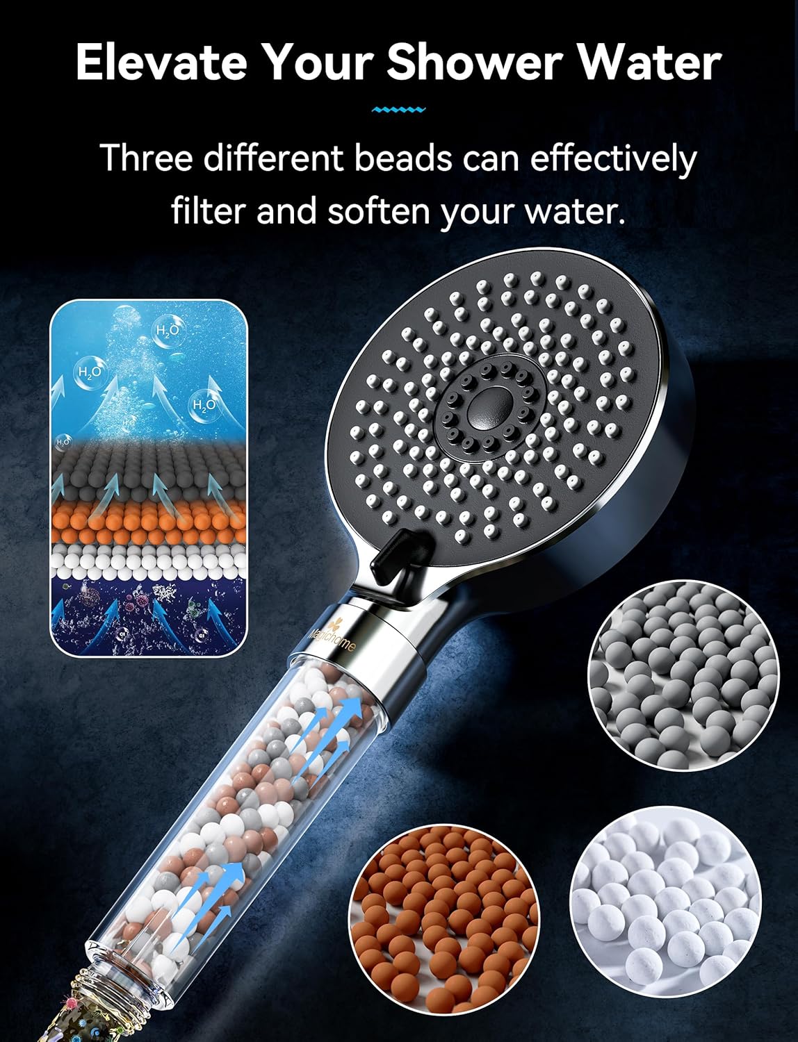 Detalle 2 de Magichome Shower Head 5‑mode high pressure