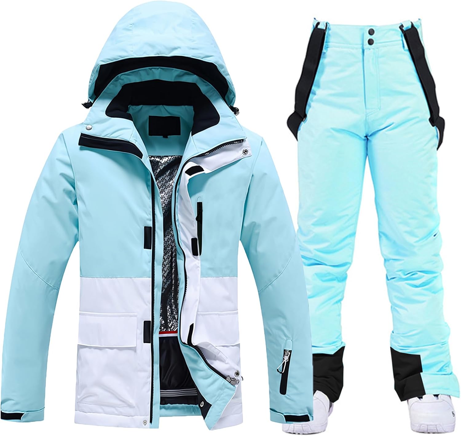 Thumbnail 2 de HOTIAN Damen Ski Jacke und Hose 2‑Teile Set Skianzug ❄️📷