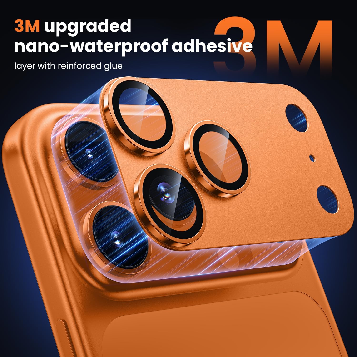 Detalle de WSKEN iPhone 17 Pro Max Lens Protector 9H