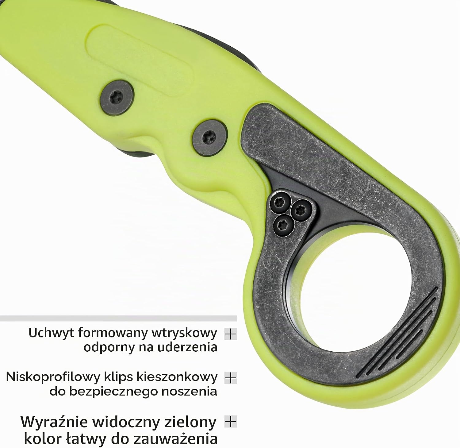 Thumbnail 3 de CRKT Provoke Zap – składany nóż z ostrzem hakowym i rękojeścią Grivory