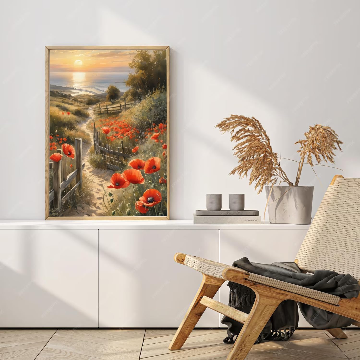 Detalle 2 de MBYAUYN Malen Nach Zahlen Landschaft 40x50 cm