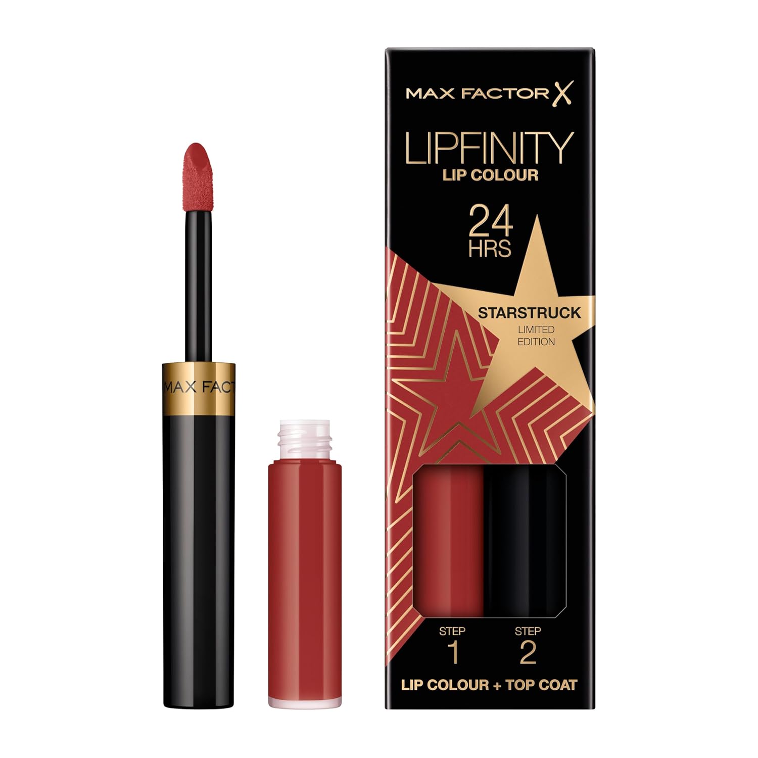 Thumbnail 3 de Max Factor Lipfinity Lip Colour „Rising Stars Collection“ 84 Rising Star – langanhaltender Lippenstift mit Top Coat