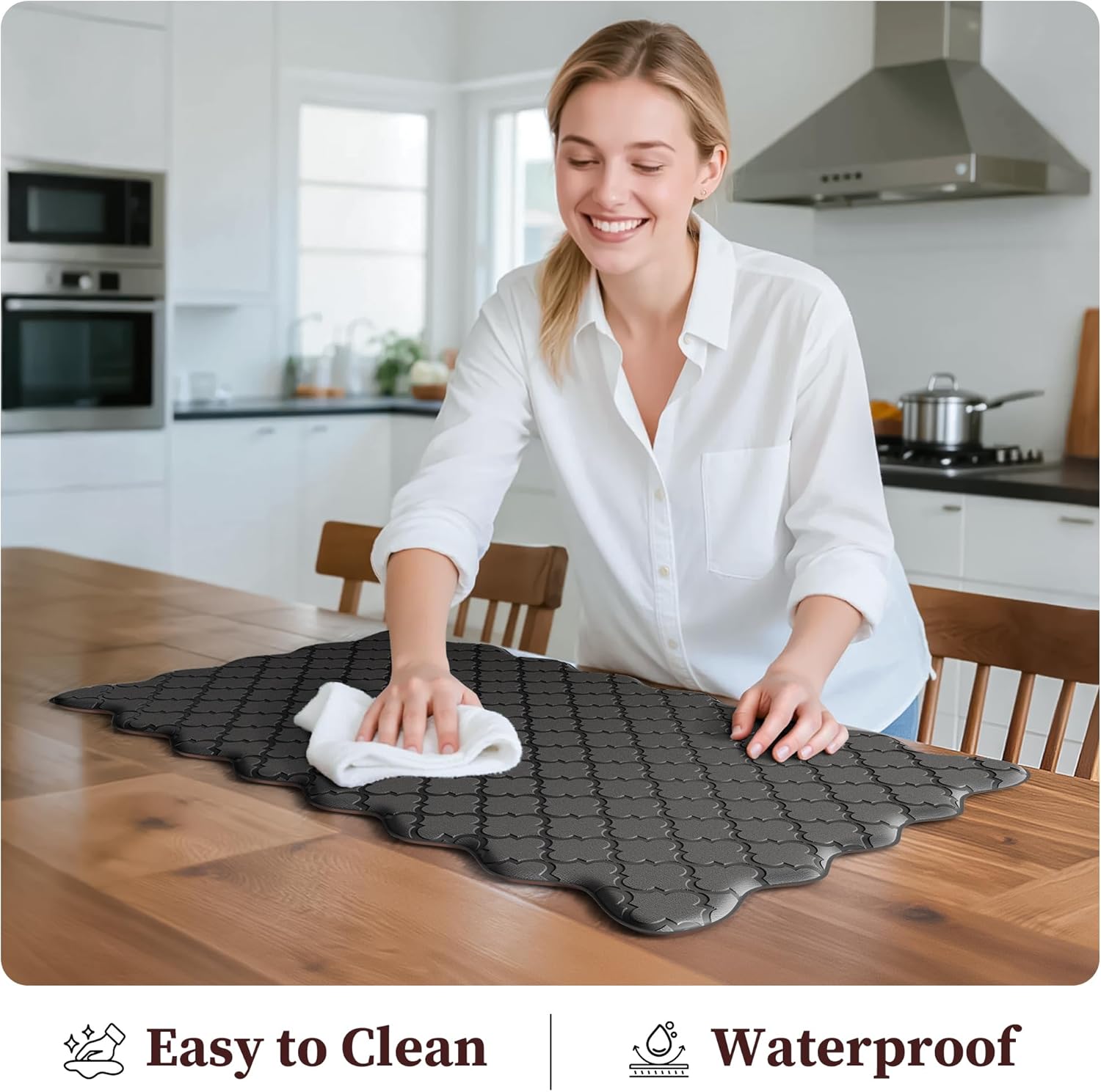 Thumbnail 5 de Arenarug Upgrade Scalloped Kitchen Mats 0.4 in