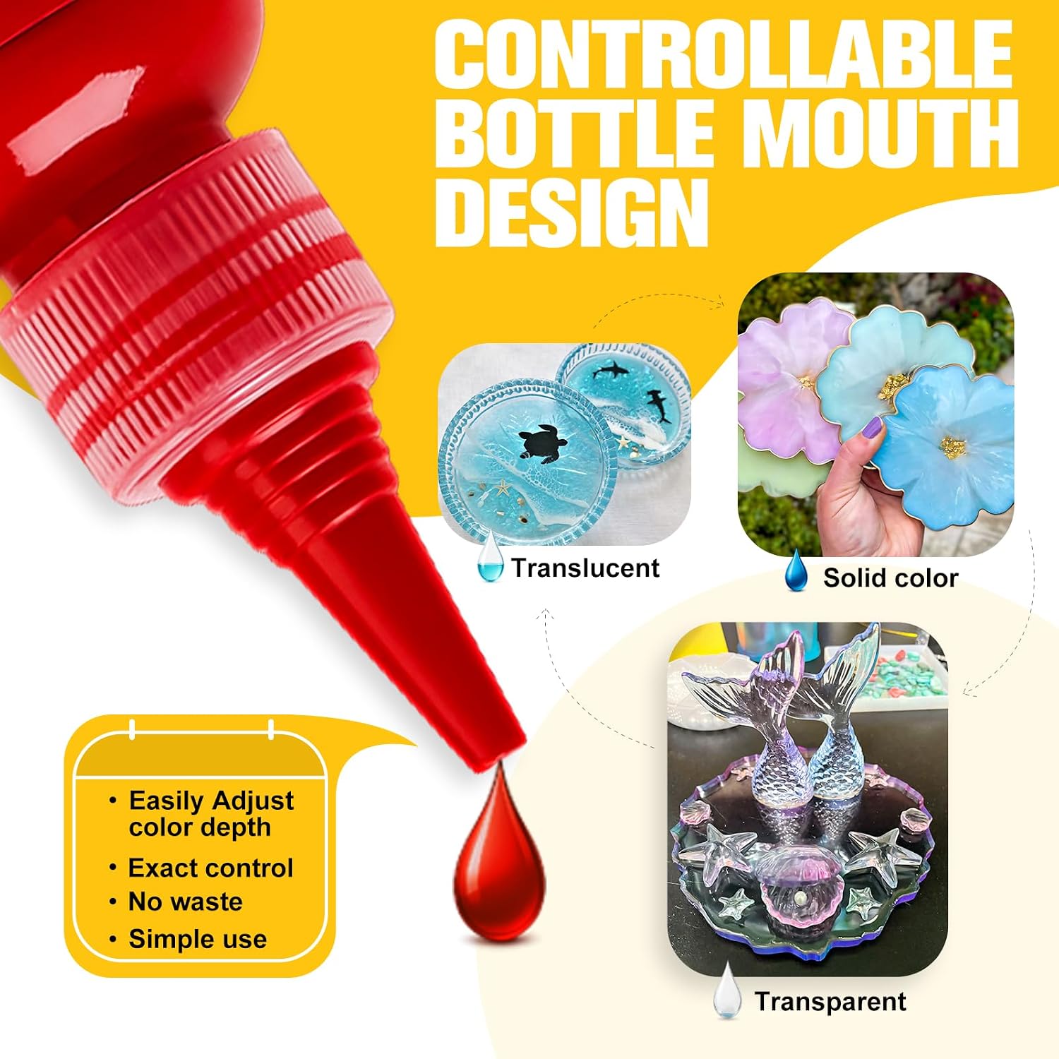Thumbnail 3 de Teexpert Epoxy Resin Pigment Paste, 6 Colors