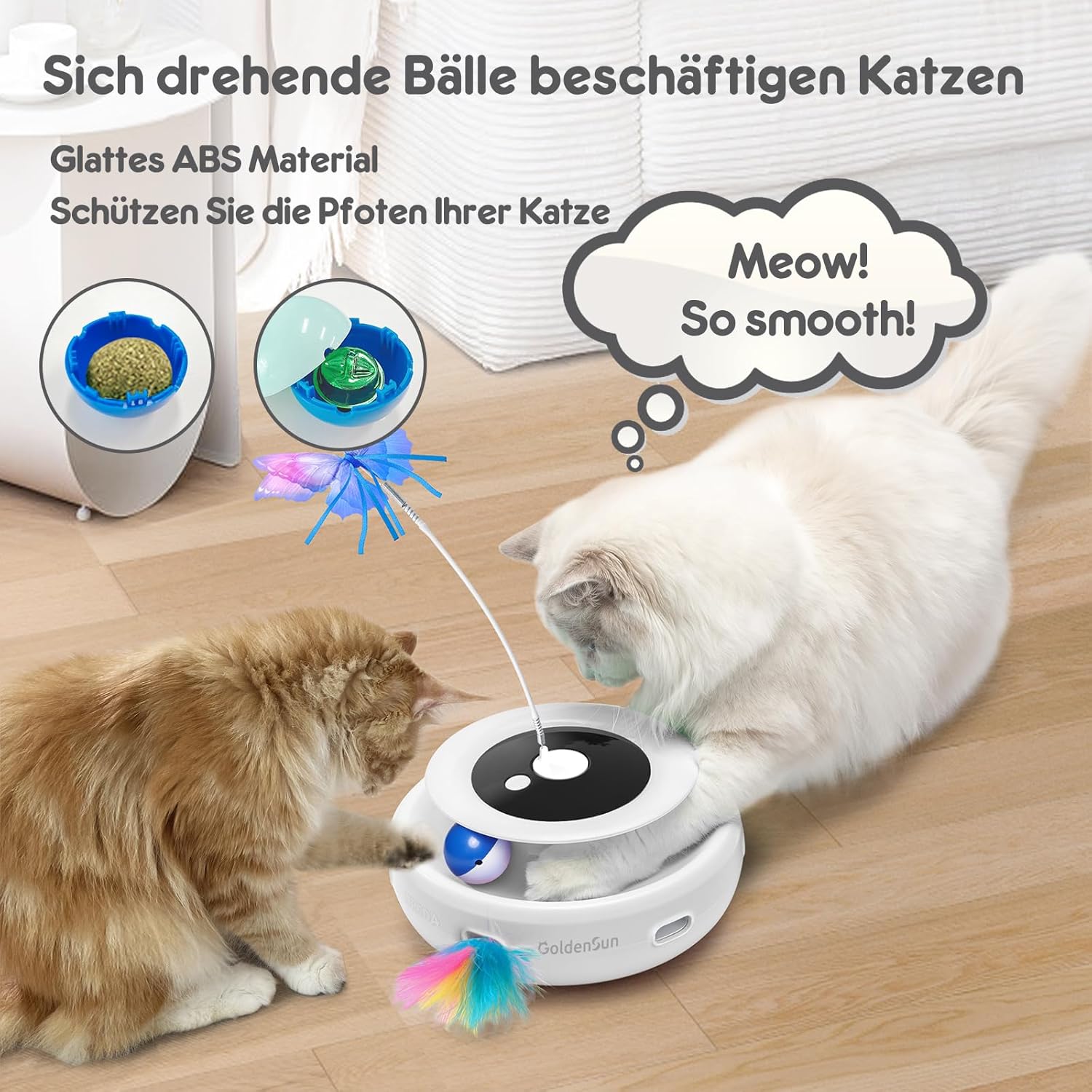 Detalle de GoldenSun Katzenspielzeug 2000 mAh đđŸ
