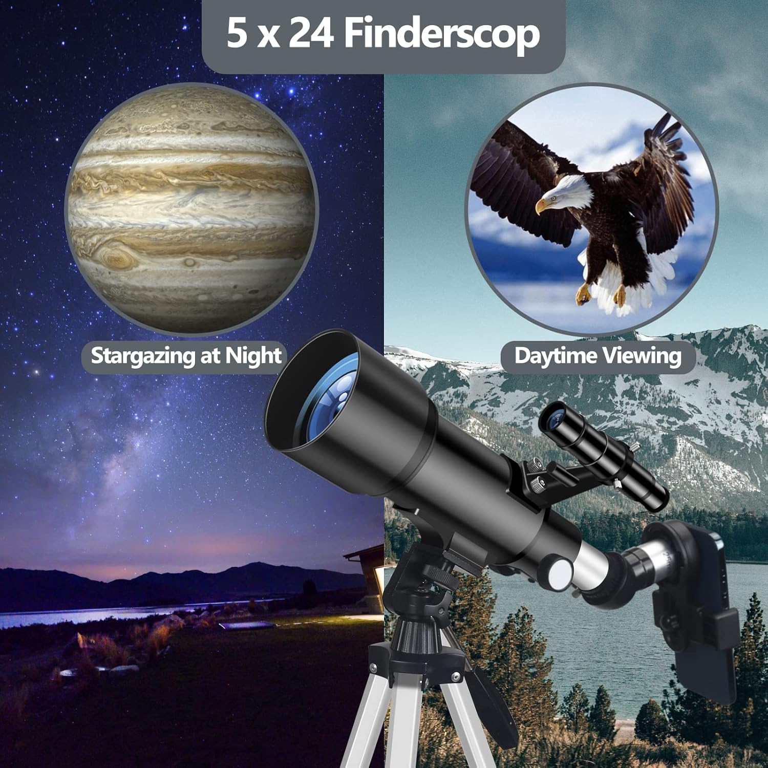 Thumbnail 3 de Misilmp 70mm Refractor Telescope for Beginners