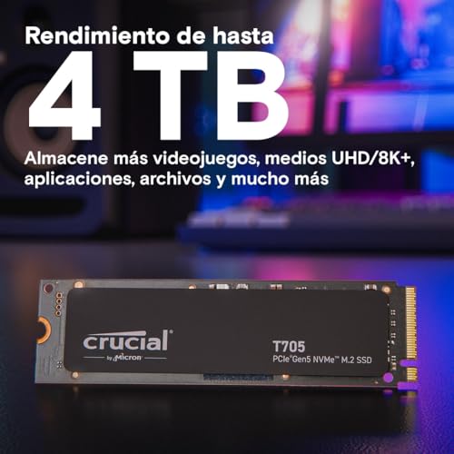 Thumbnail 7 de Crucial T705 SSD 2TB M.2 Interno Gaming - 14.500MB/s 🚀