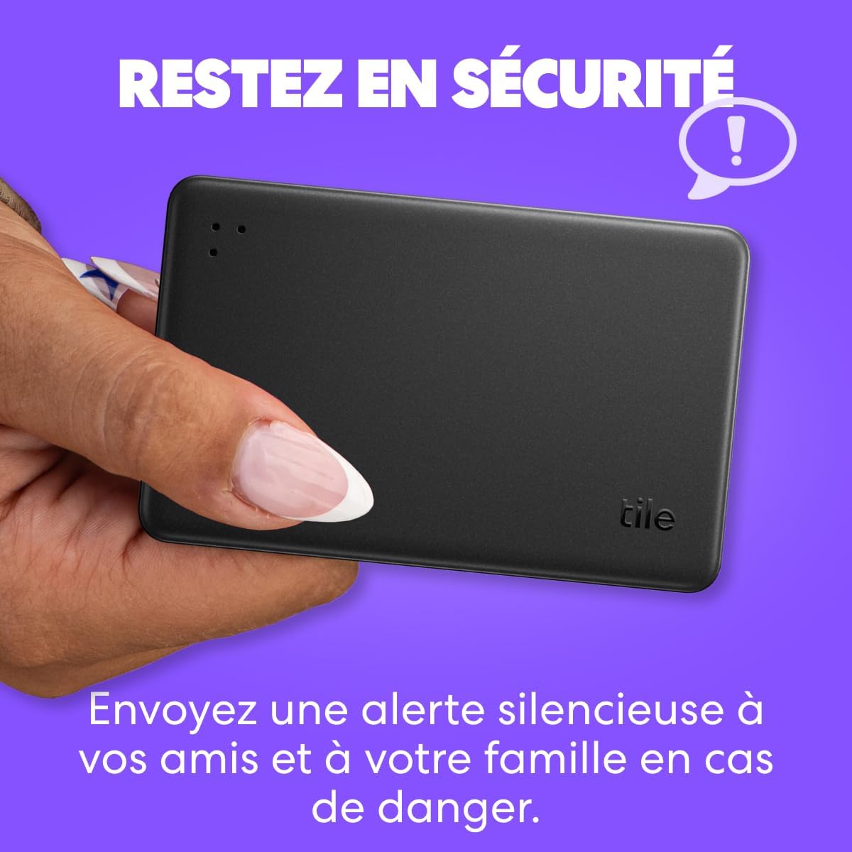 Thumbnail 5 de Tile by Life360 Slim – détecteur Bluetooth pour portefeuille, passeport et bagages (lot de 1, Pink Punch)