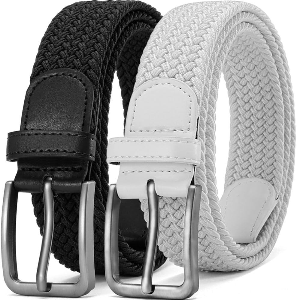 Thumbnail 6 de DOOPAI Men's Braided Stretch Belt, 1 3/8-Inch Wide