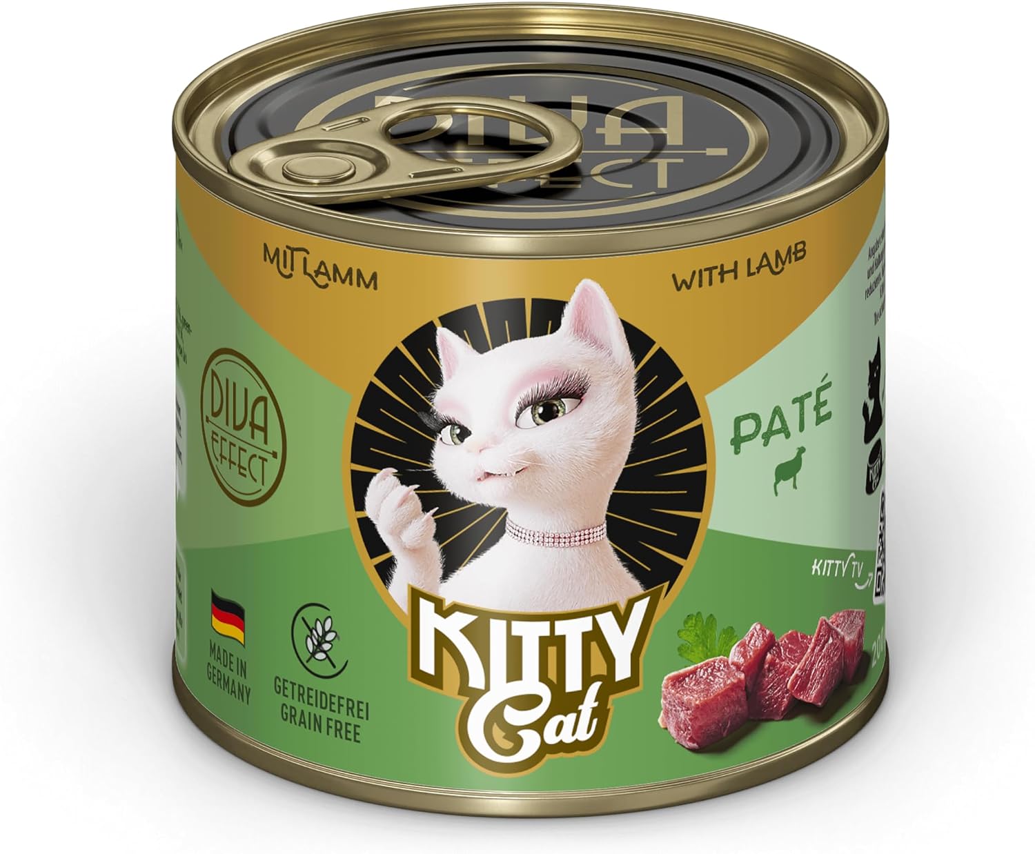 Thumbnail 2 de KITTY Cat Paté Mix 2 – 6 x 400 g Nassfutter für Katzen (probierpaket) mit Taurin, Lachsöl und Grünlippmuschel