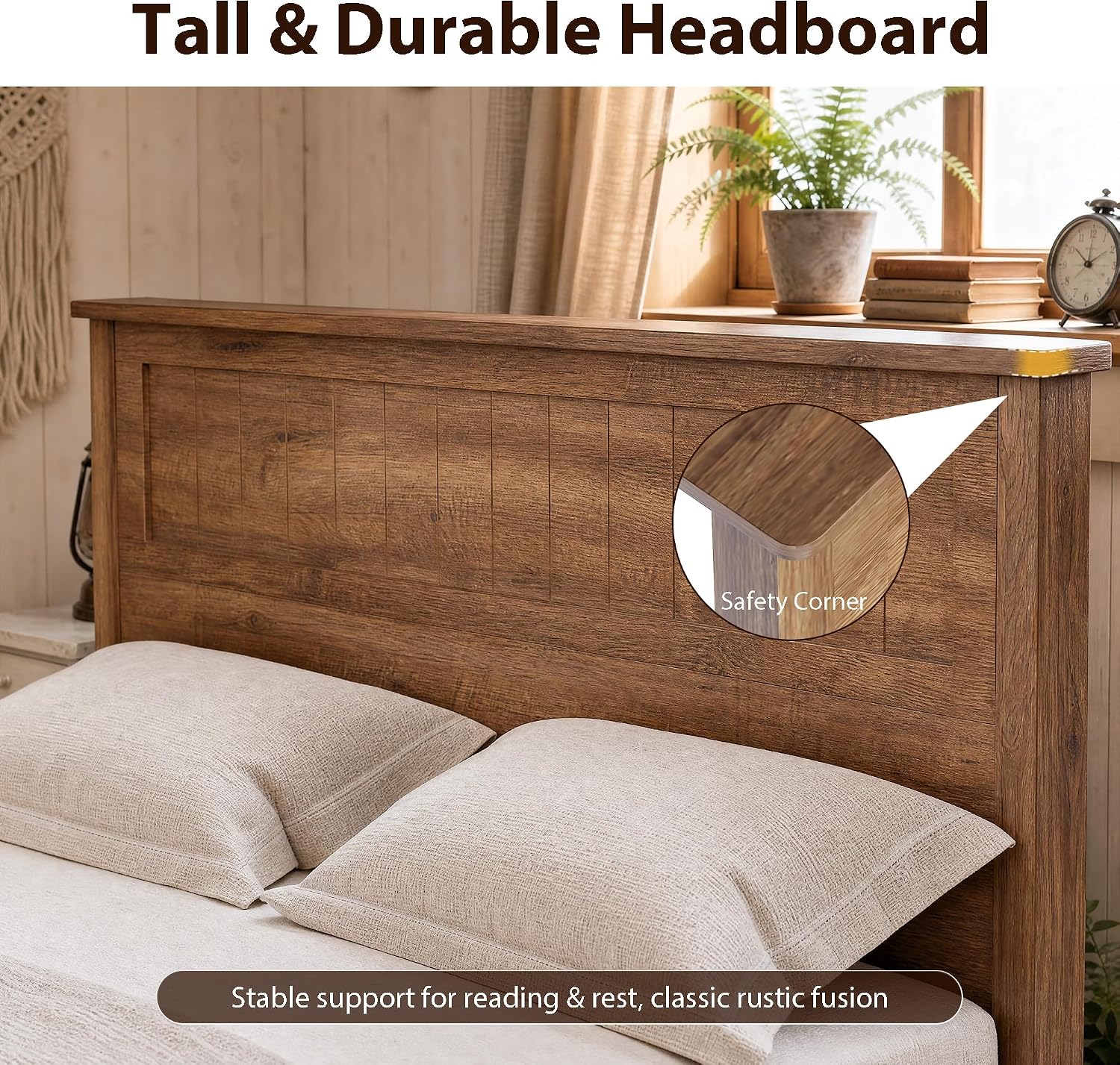 Detalle de Oakvera Queen Bed Frame