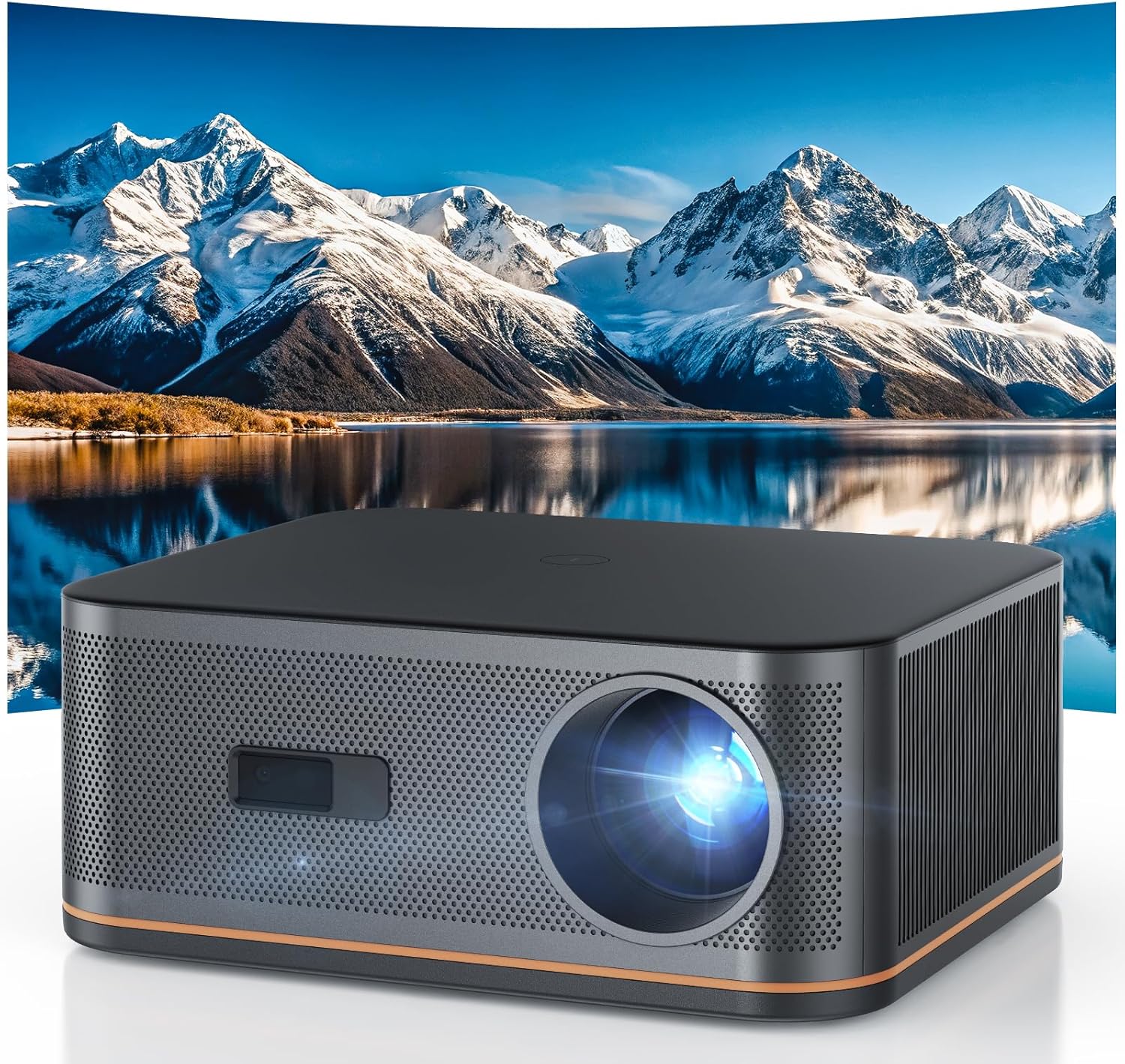 Detalle de HAPPRUN Movie Home Theater 2000 ANSI 4K projector 📽