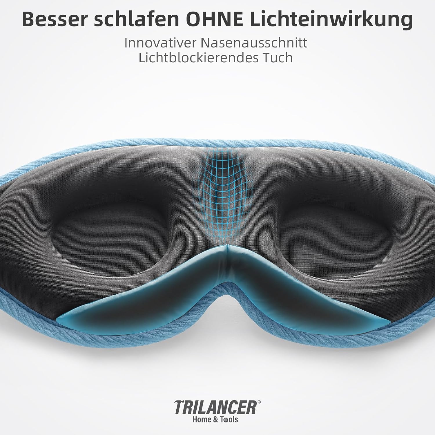 Detalle de Schlafmaske Lichtblock 30 g Blau