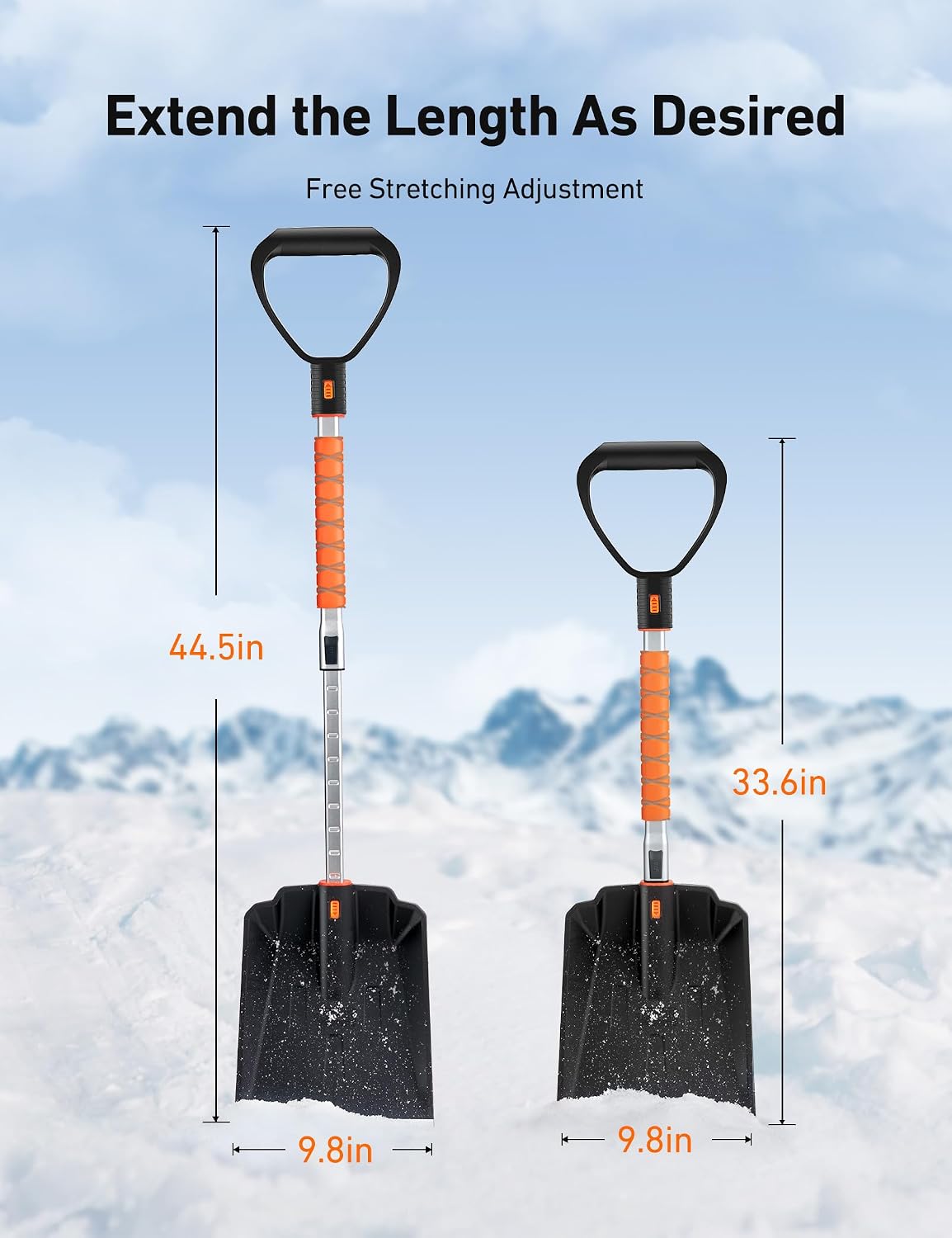 Thumbnail 6 de AstroAI Lightweight Snow Shovel 1.75 lb ๐