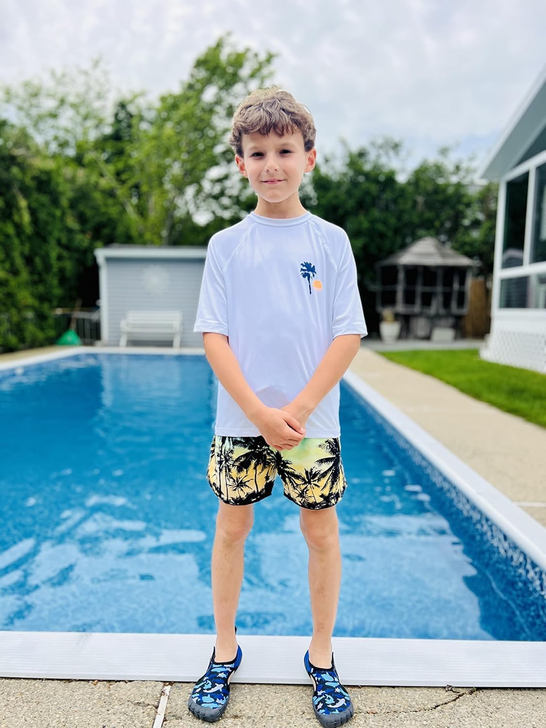 Thumbnail 1 de kids4ever Badehose Jungen 2 in 1 – Schnelltrocknende Badeshorts mit Kompression Liner, 7–18 Jahre