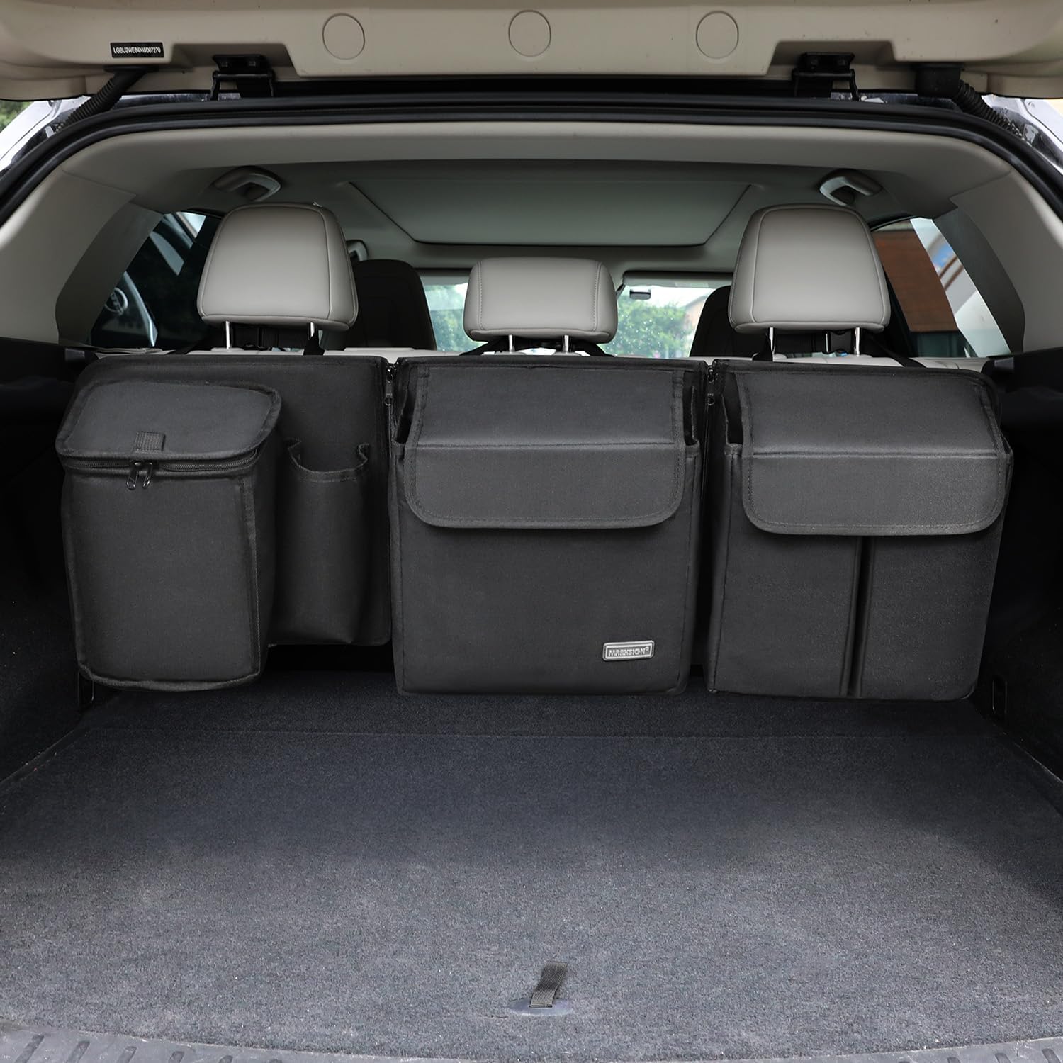 Detalle de MARKSIGN Deluxe Trunk and Backseat Organizer with Detachable Cooler Modules (for Medium/Large SUVs & RVs)