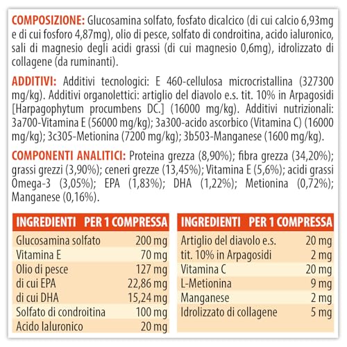 Detalle 2 de Active Pet Articolazioni by F & F: integratore per cani e gatti, 60 compresse