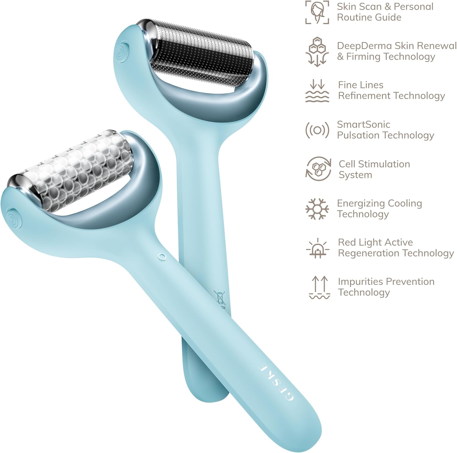 Detalle de GESKE Roller viso & corpo microaghi SmartAppGuided 8 in 1