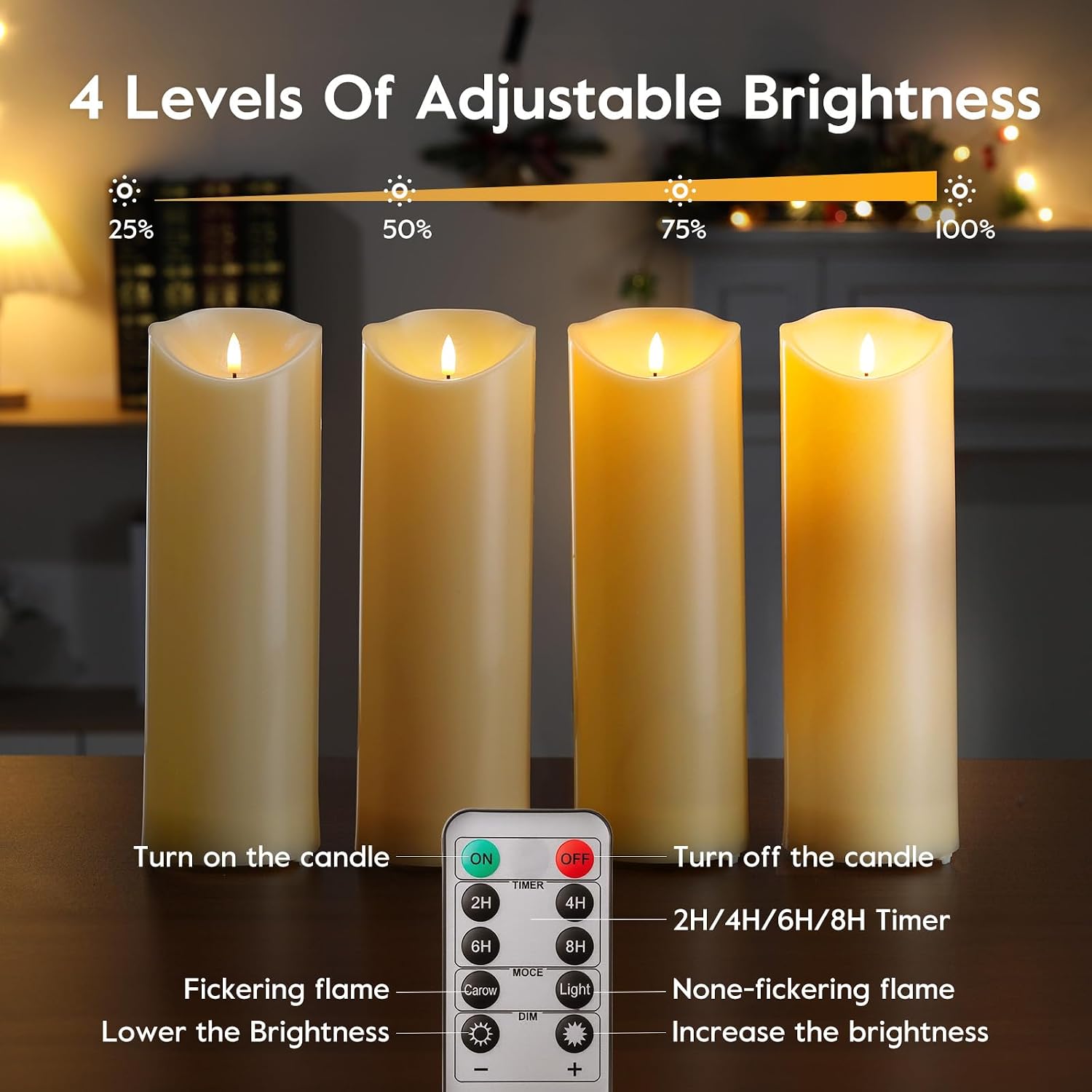 Thumbnail 6 de Glowtink Outdoor Flameless Candle 12in x 4in