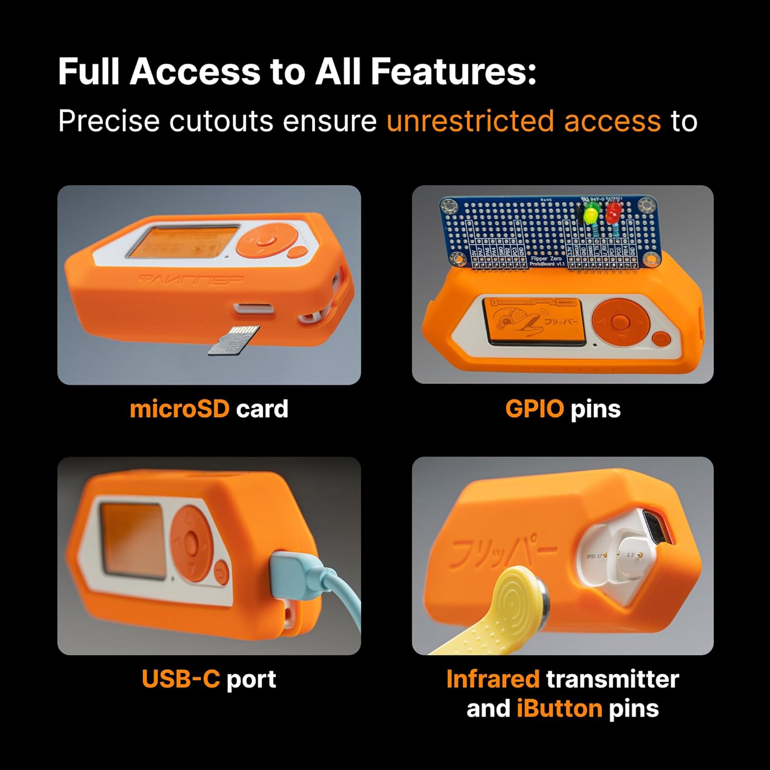 Thumbnail 3 de Protective Silicone Case for Flipper Zero – Soft-Touch Protective Cover