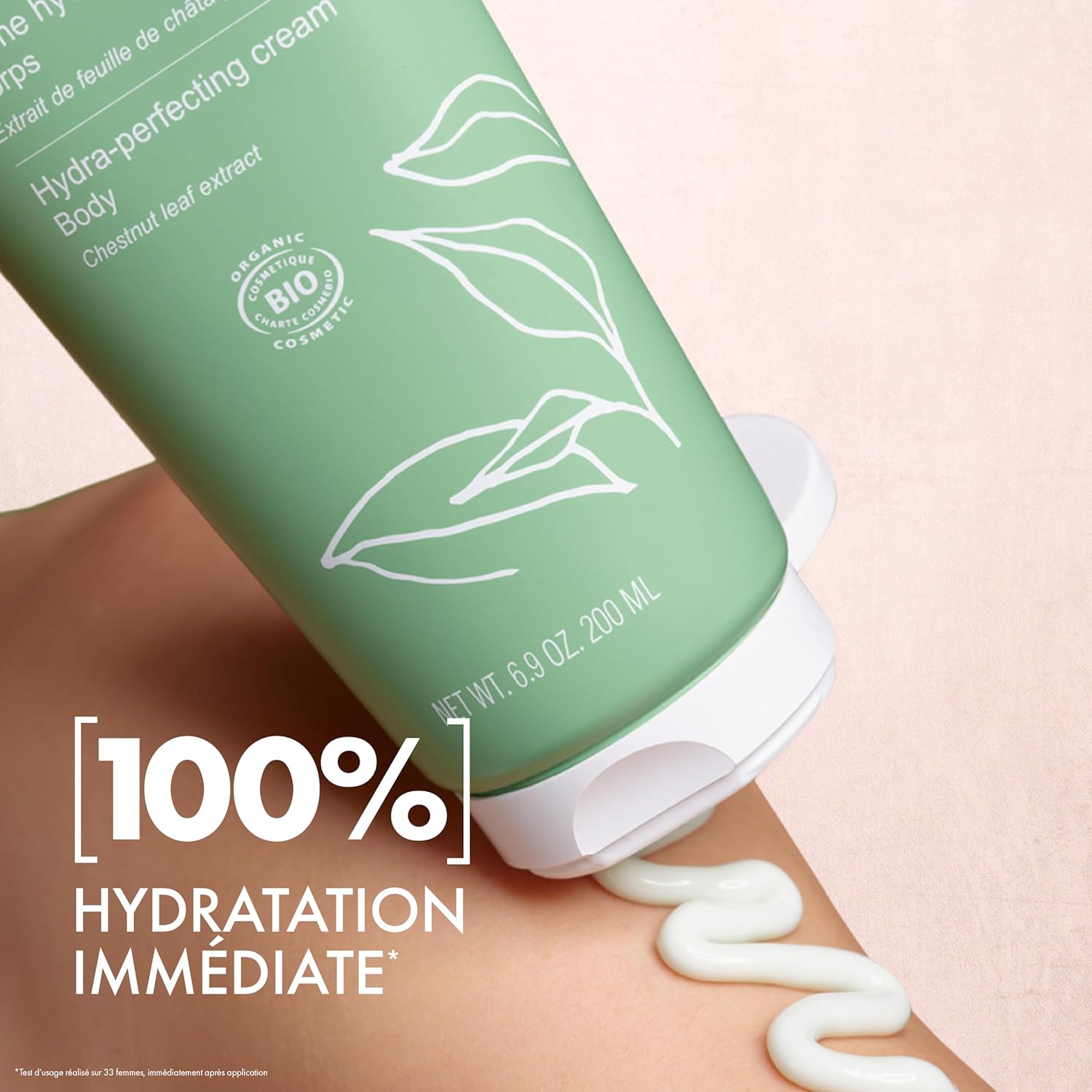 Detalle de Melvita Crème Corps Hydra-Perfectrice Or Végétal – Hydratation 24h pour peaux sèches (200 ml)