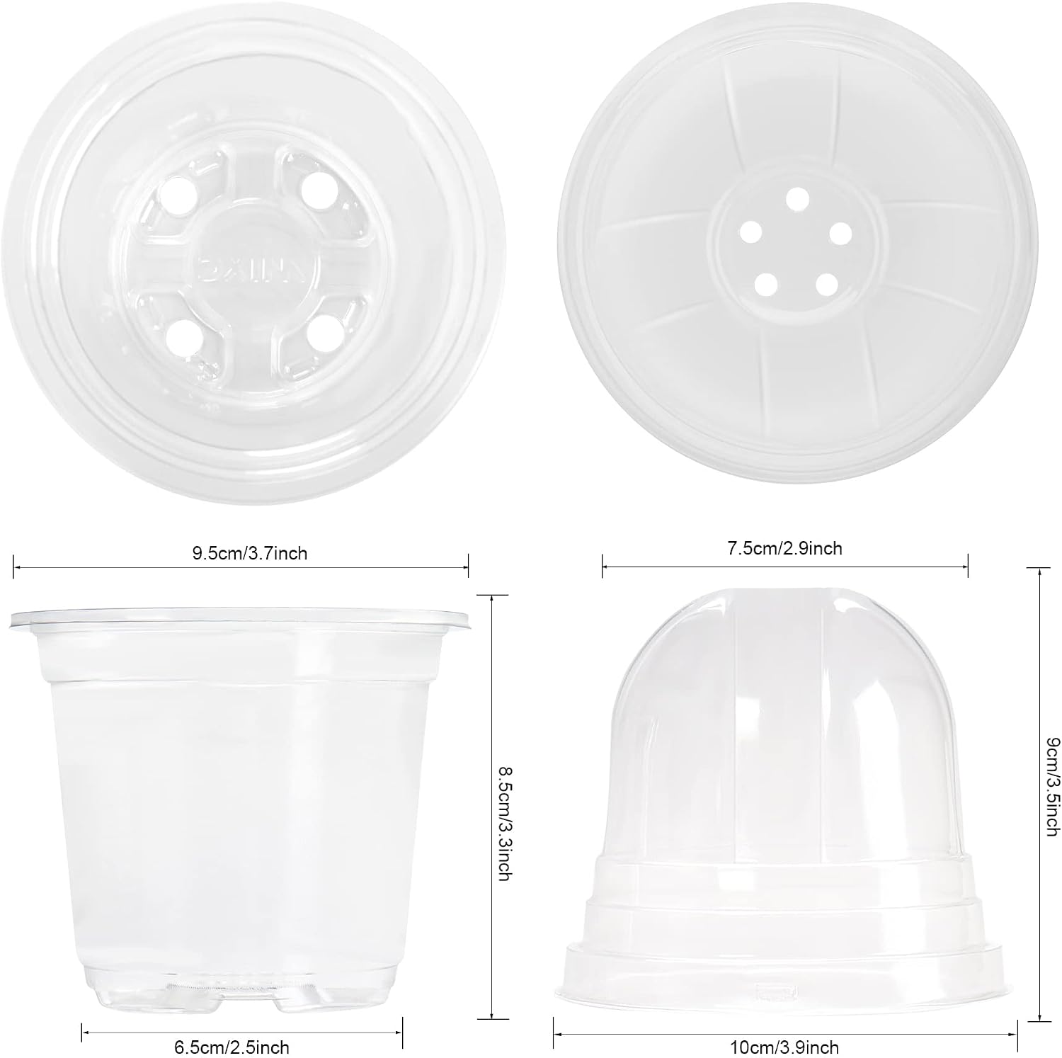 Detalle de MIXC Nursery Pots, 4-inch