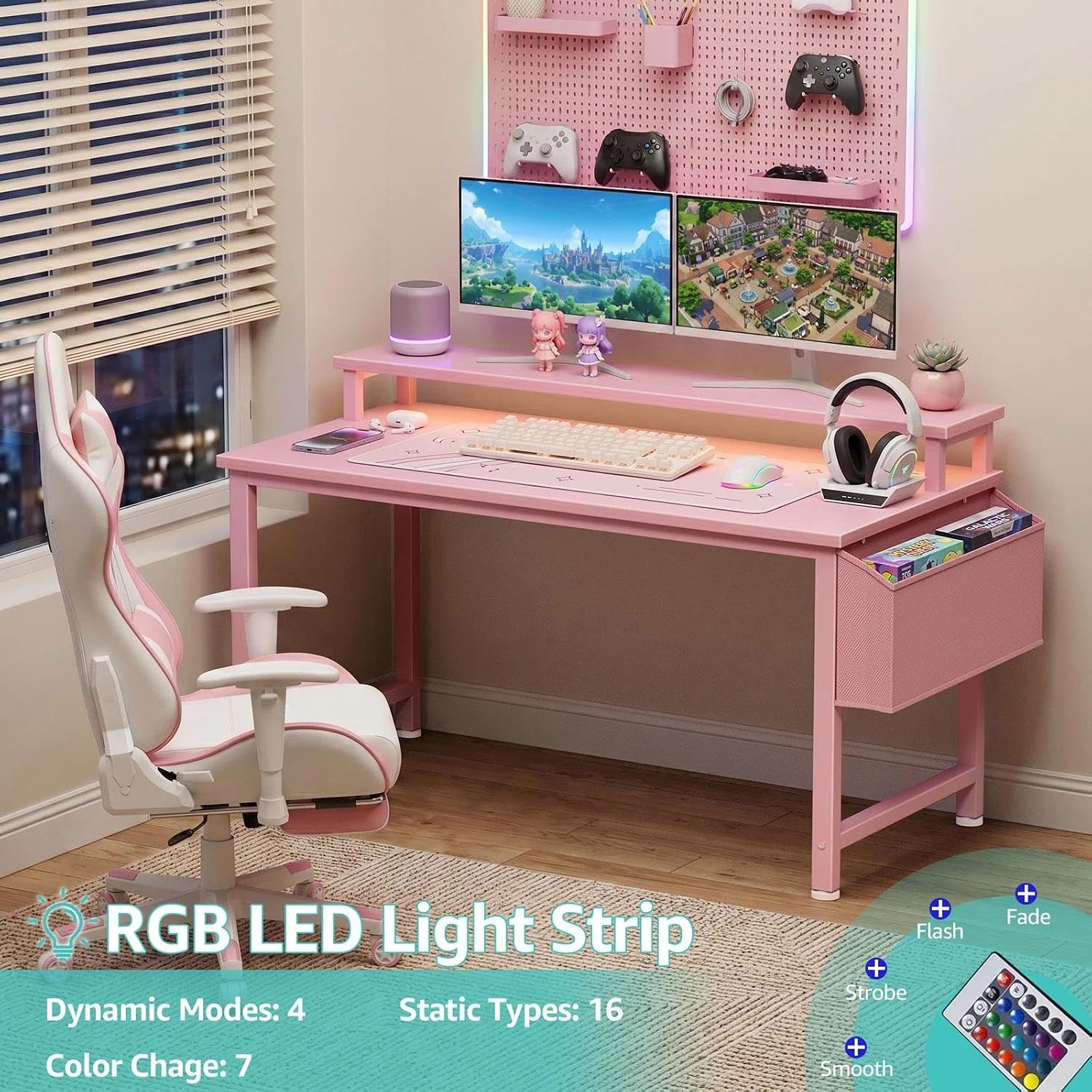 Thumbnail 4 de Lufeiya Gaming Desk, 40-Inch