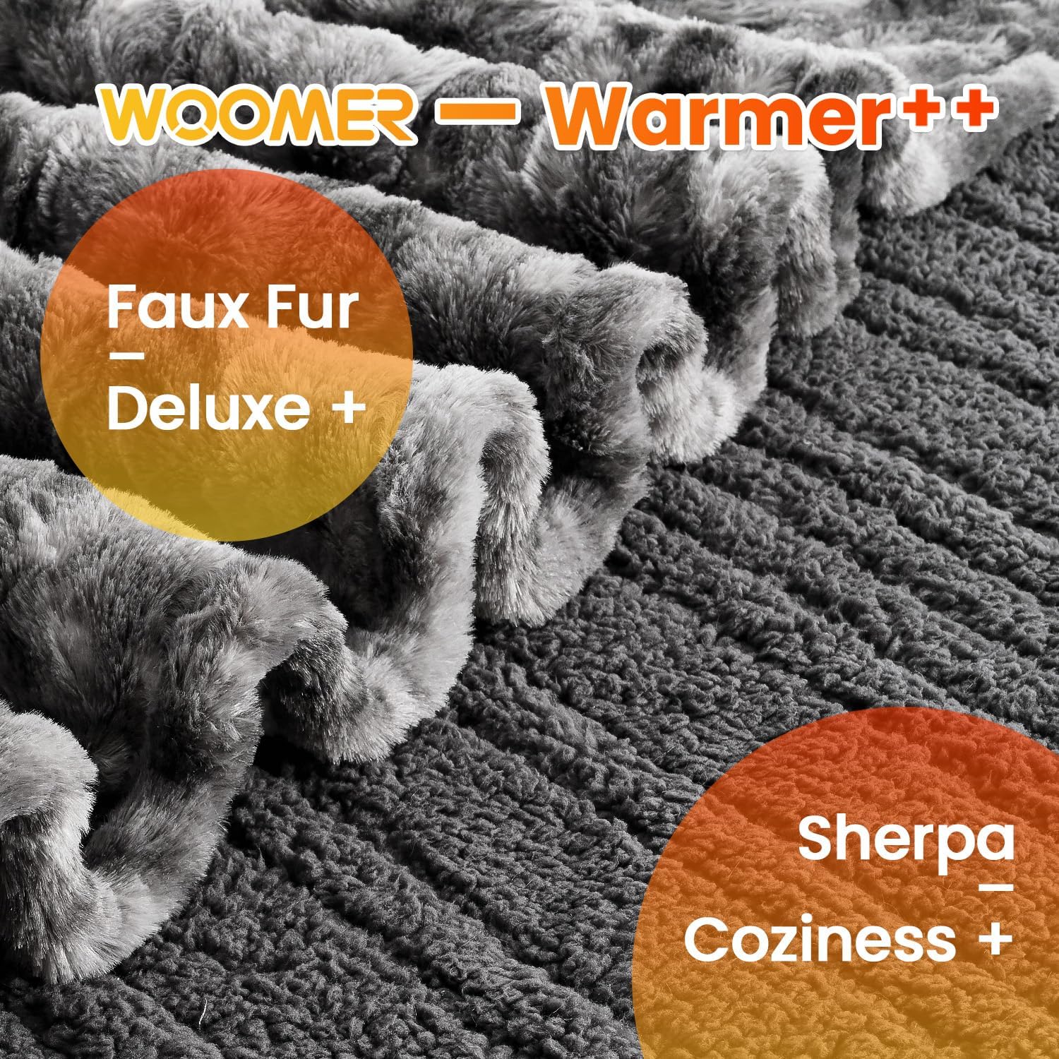Thumbnail 1 de WOOMER Heated Throw Blanket 50 x 60 in