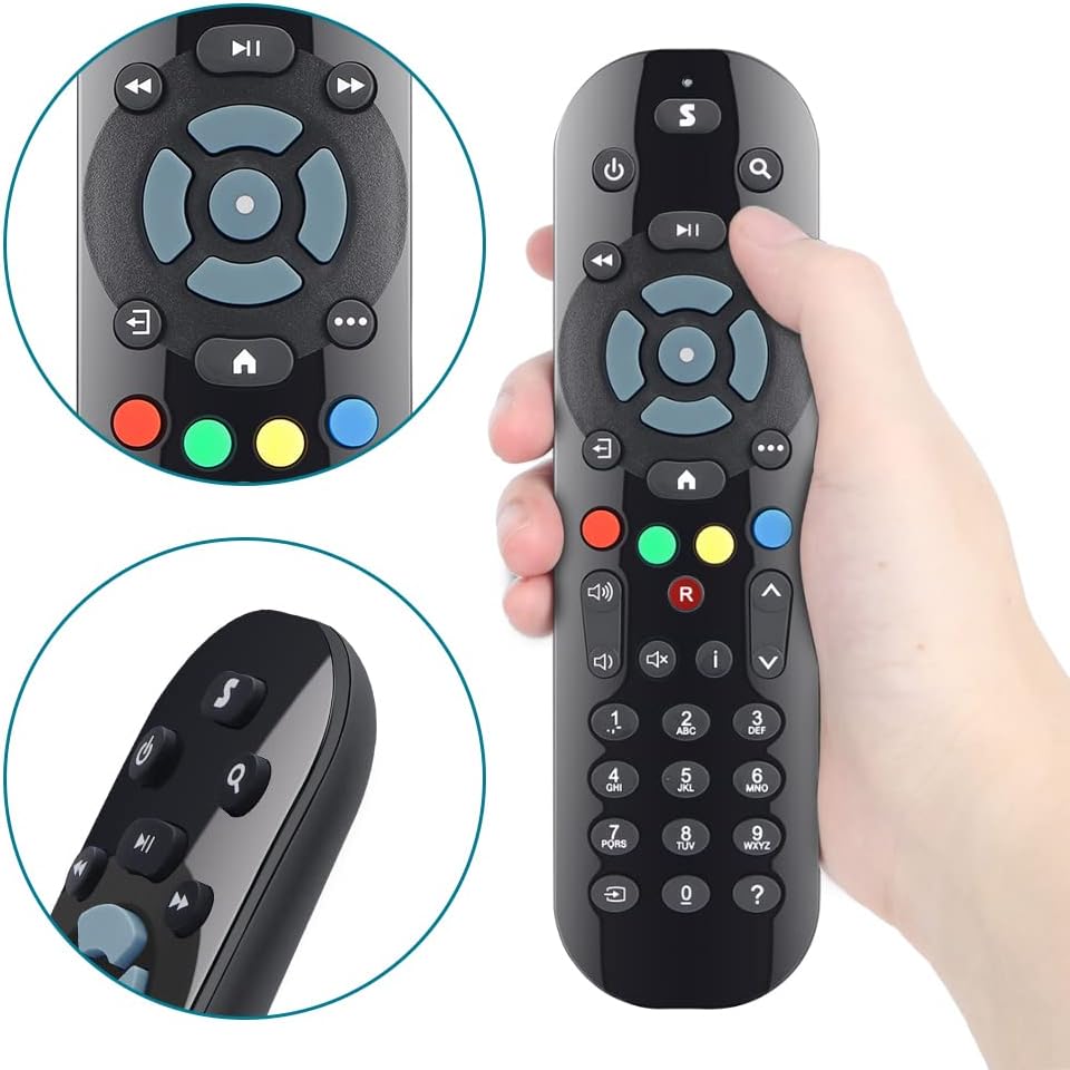 Thumbnail 5 de Gvirtue replacement remote control for Sky Q boxes (All Sky Q Box, Mini & Silver) — IR, non-touch, no voice