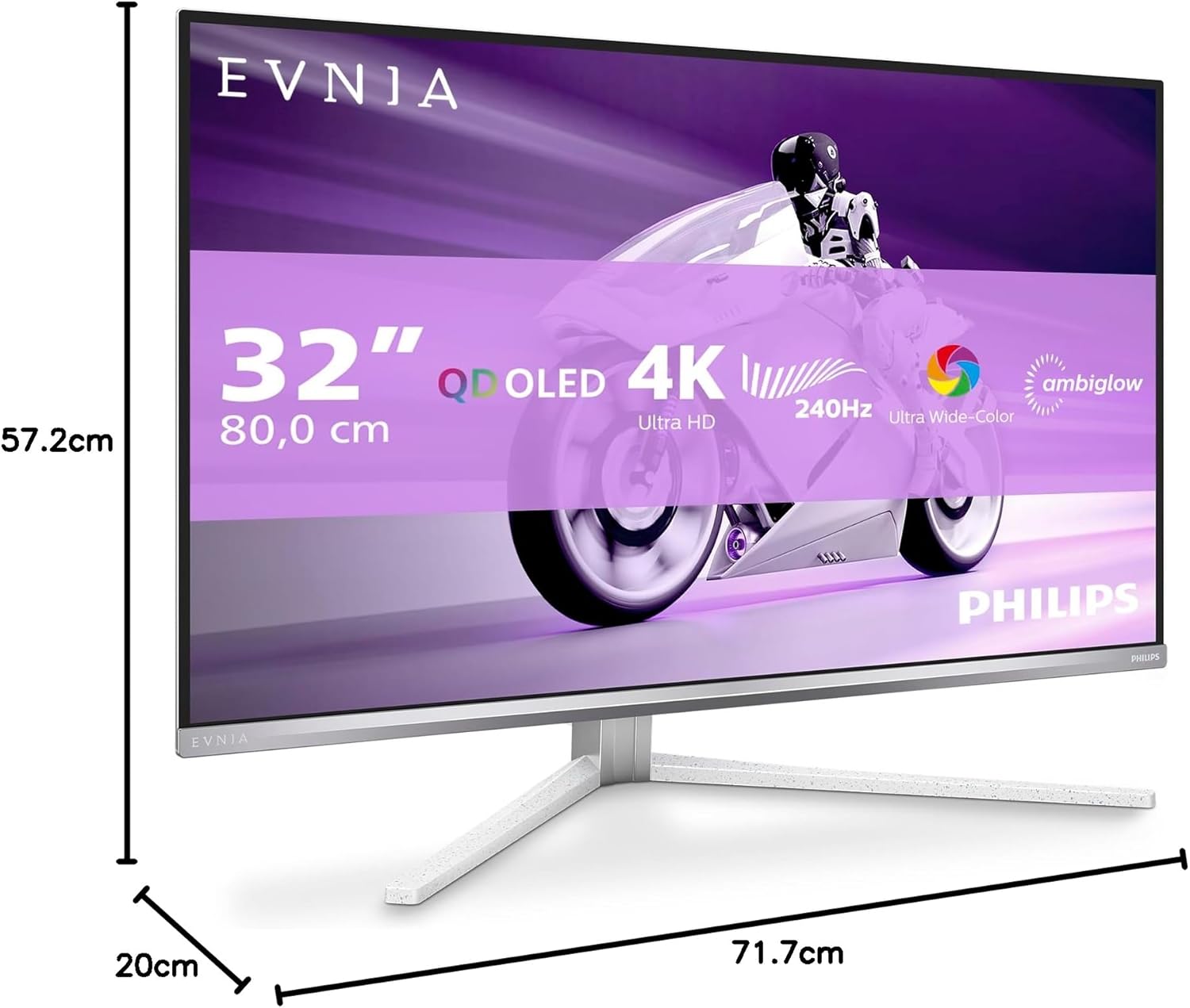 Thumbnail 6 de Philips Monitor 32M2N8900 da 31,5" QD-OLED 4K UHD 240 Hz