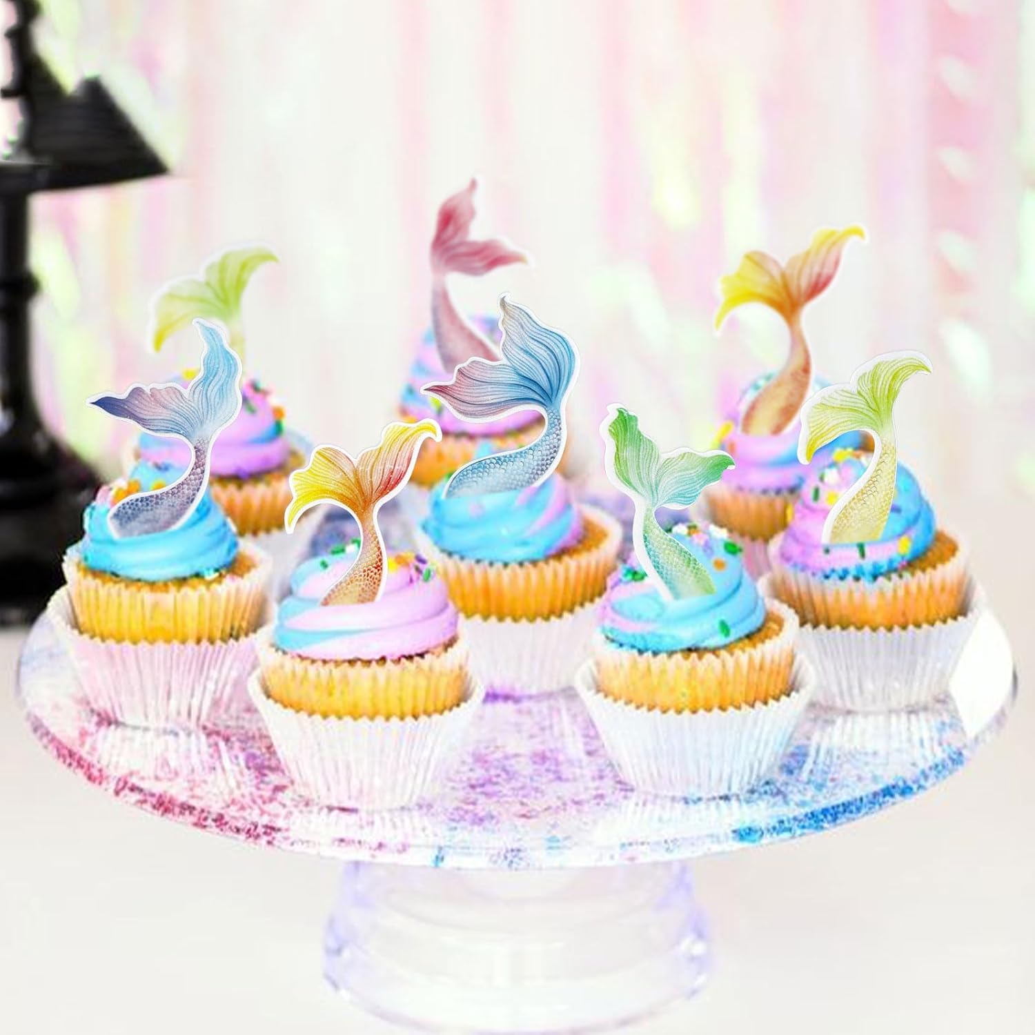 Detalle de Ercadio Wafer Paper Cupcake Toppers