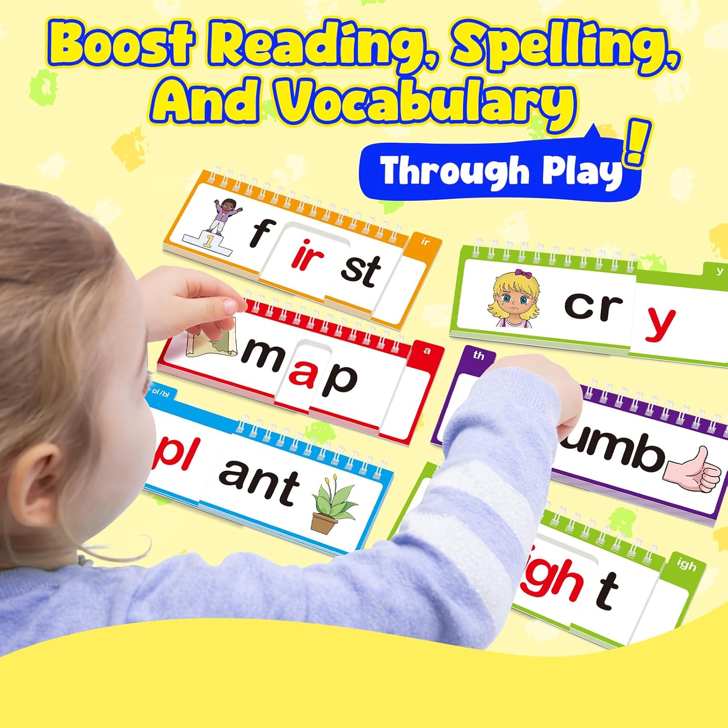 Detalle de Read and Rhyme Flip Books 40-pack phonics