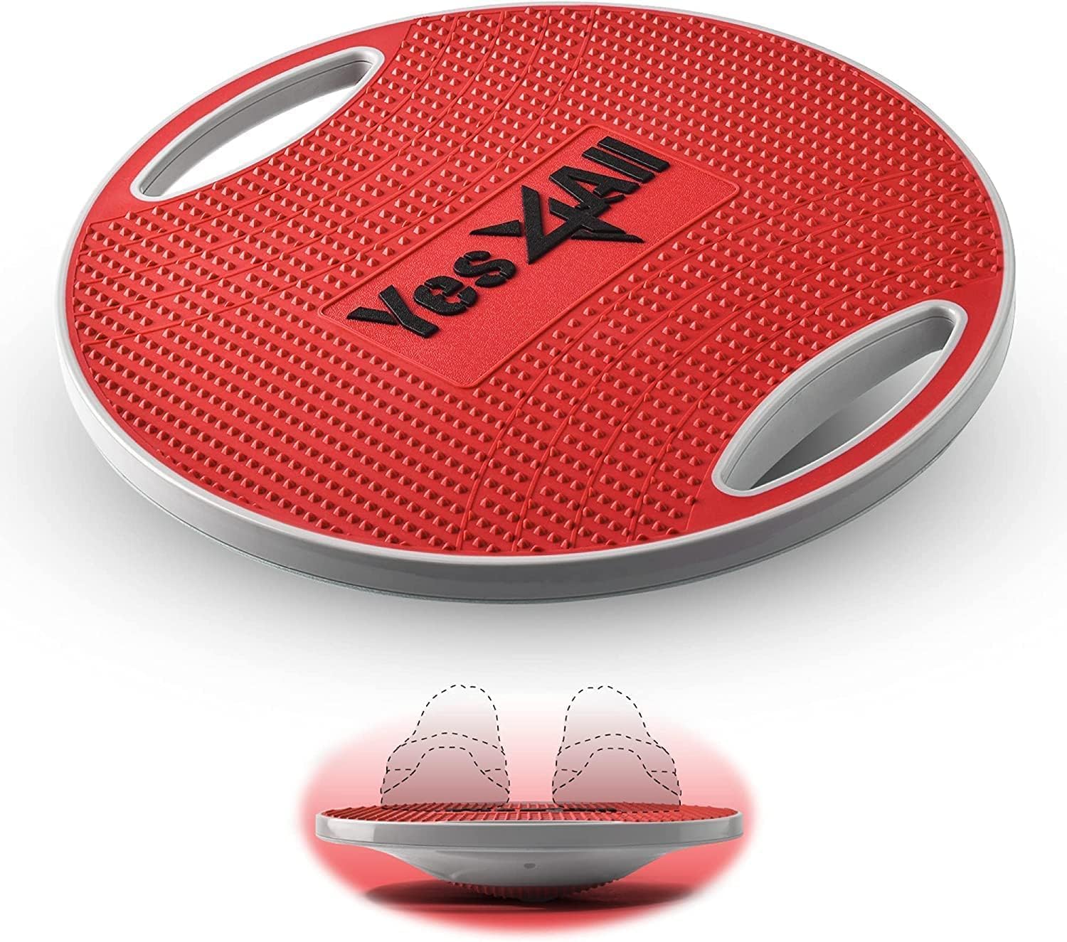 Thumbnail 6 de Yes4All 350LBS Professional Wooden Balance Board for Physical Therapy (Anti-slip rocker wobble board)