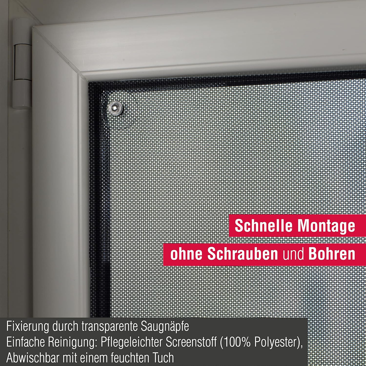 Thumbnail 4 de GARDINIA Flexibler Sonnenschutz für Fenster – Lichtdurchlässig, 100 x 200 cm, Schwarz