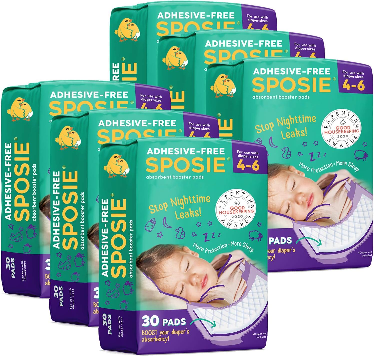 Thumbnail 5 de Sposie Overnight Booster Pads 90 ct