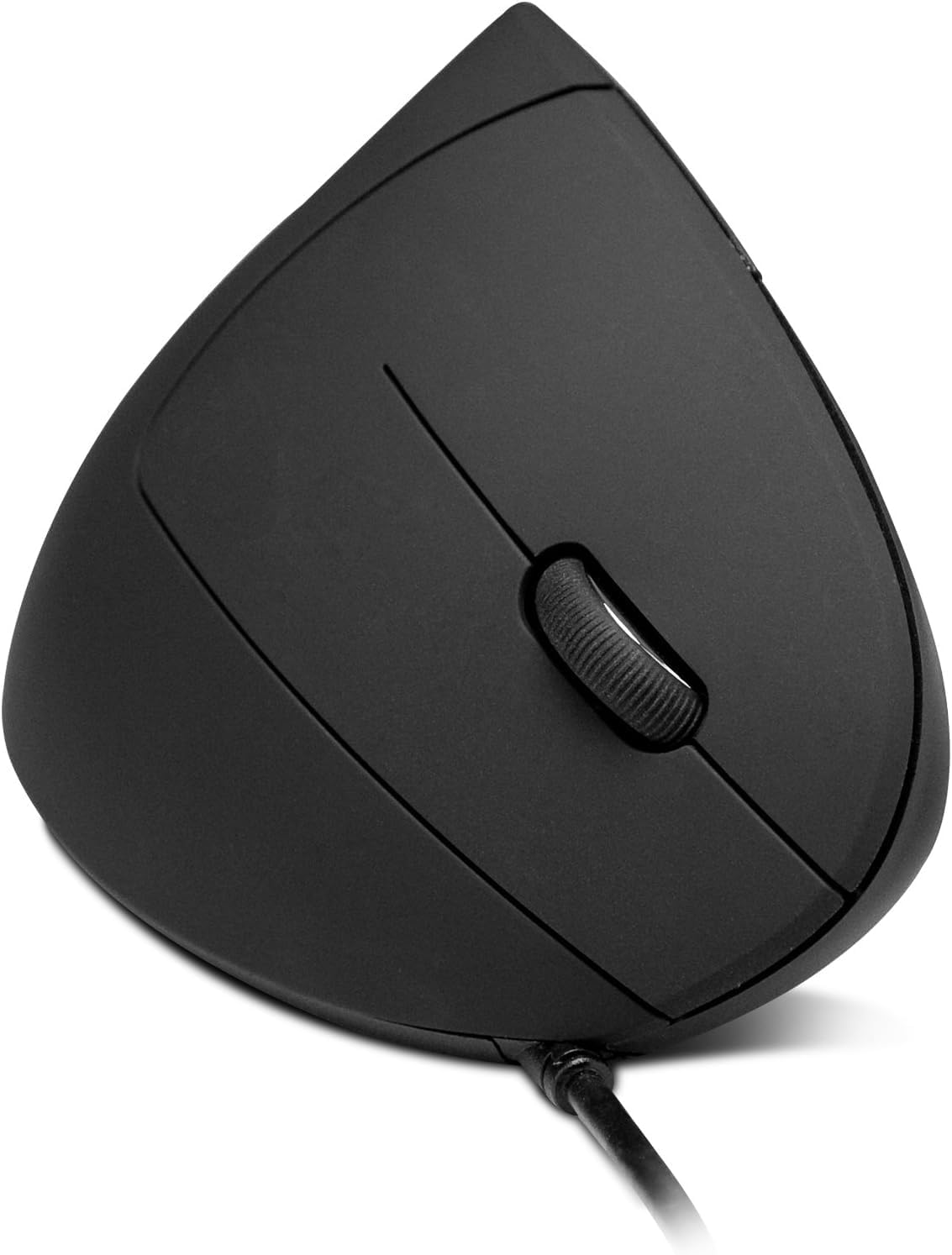 Detalle de Anker Ergonomic Vertical Mouse, USB Wired, Optical, 1000/1600 DPI, Black