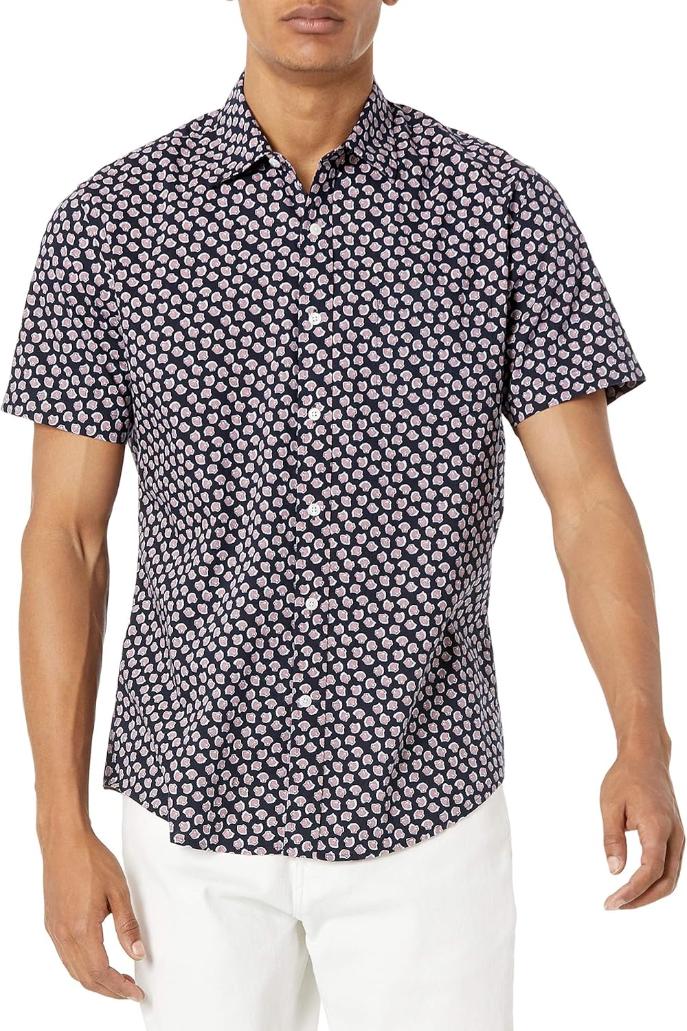 Thumbnail 6 de Amazon Essentials Men's Regular-Fit Short-Sleeve Print Shirt