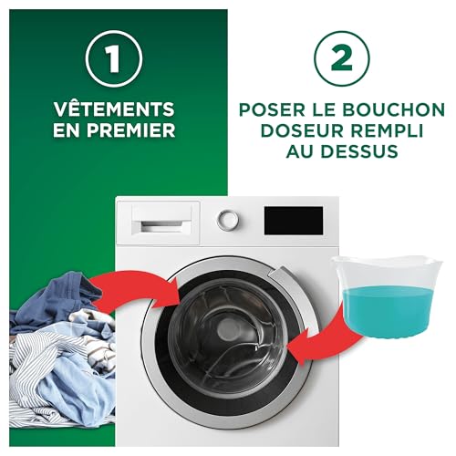 Detalle de Ariel +Active Lessive Liquide 35 Lavages – Odeurs de transpiration maîtrisées, efficacité à froid, fabriqué en France