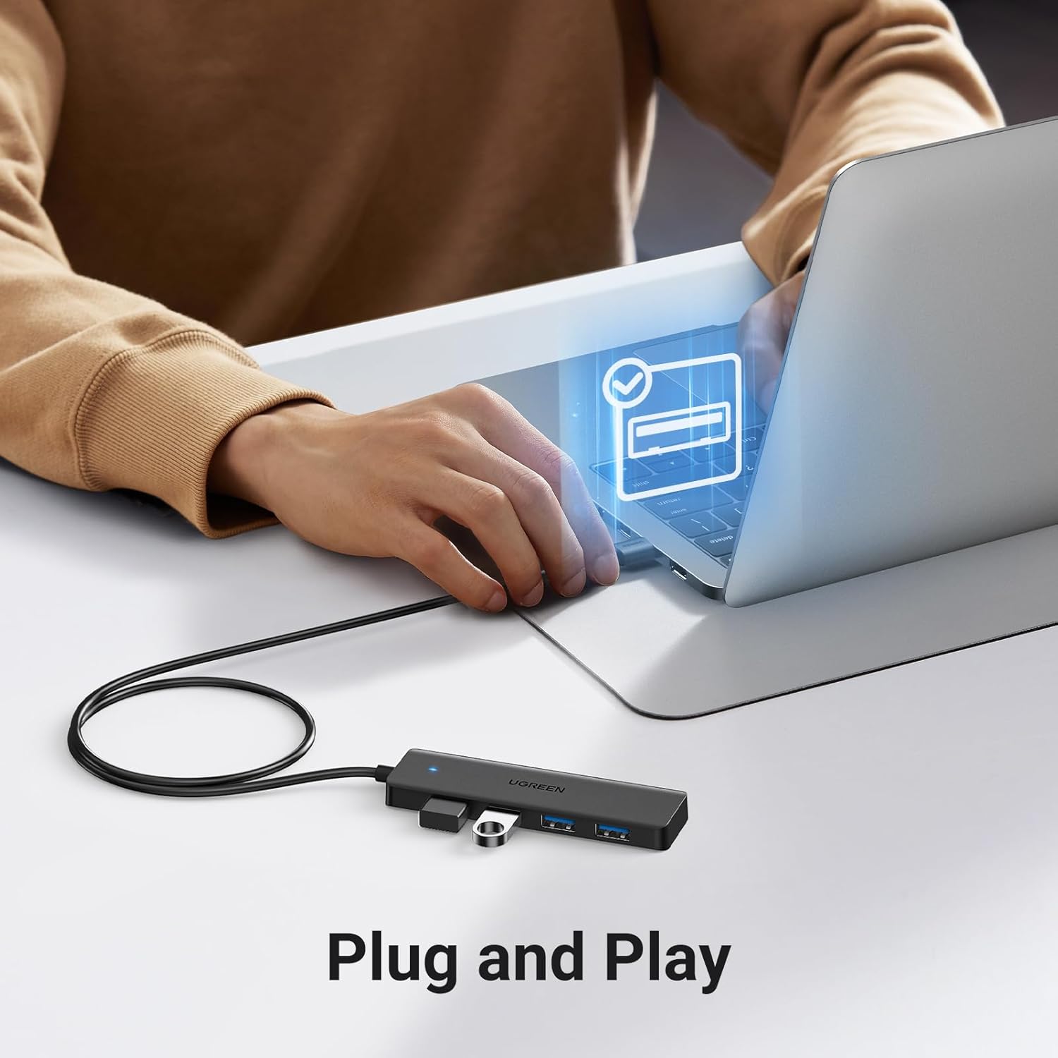 Thumbnail 4 de UGREEN USB Hub 3.0 100cm cable, 4-port USB