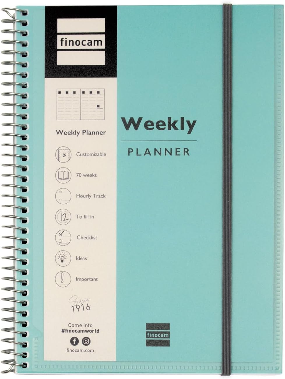 Detalle de finocam - Agenda Mytime Settimana Layout Verticale Internazionale senza data