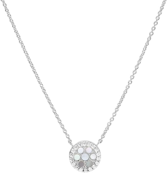 Thumbnail 4 de Fossil Damenkette aus Sterlingsilber mit CZ-Steinen und Verlängerung