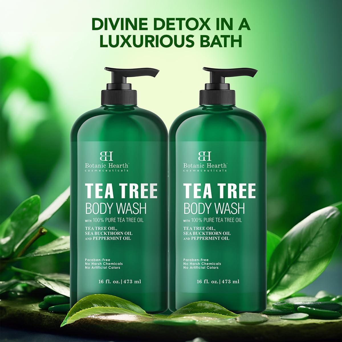 Thumbnail 5 de Botanic Hearth Tea Tree Body Wash 16 oz