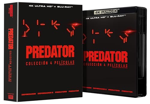 Detalle de Predator Colección 4 Películas (4K UHD + Blu-ray) de Divisa Films