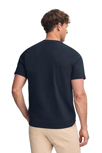 Detalle de Polo Club Maglietta Basic Blu Cotone con Logo Ricamato Uomo