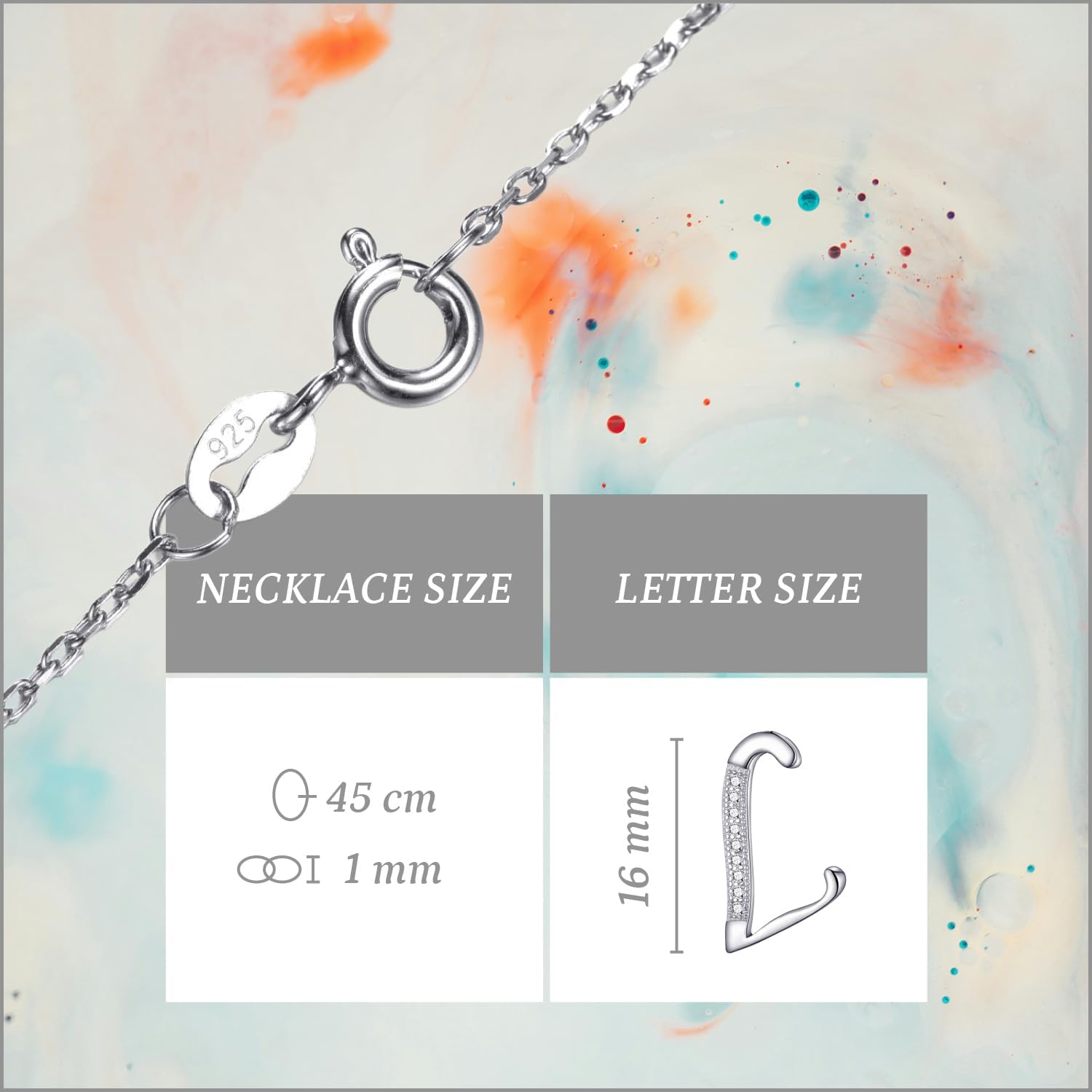 Thumbnail 4 de Morella collar de mujer 45 cm plata 925