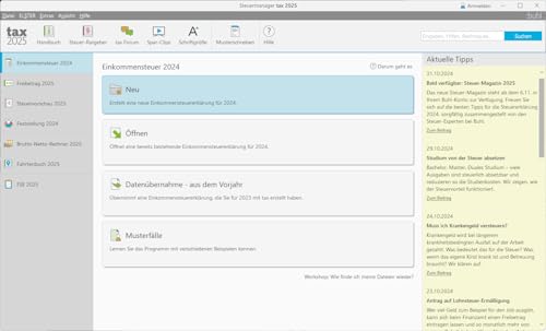 Thumbnail 1 de Tax 2025 (für Steuerjahr 2024) – Digitaler Download von Buhl Data Service